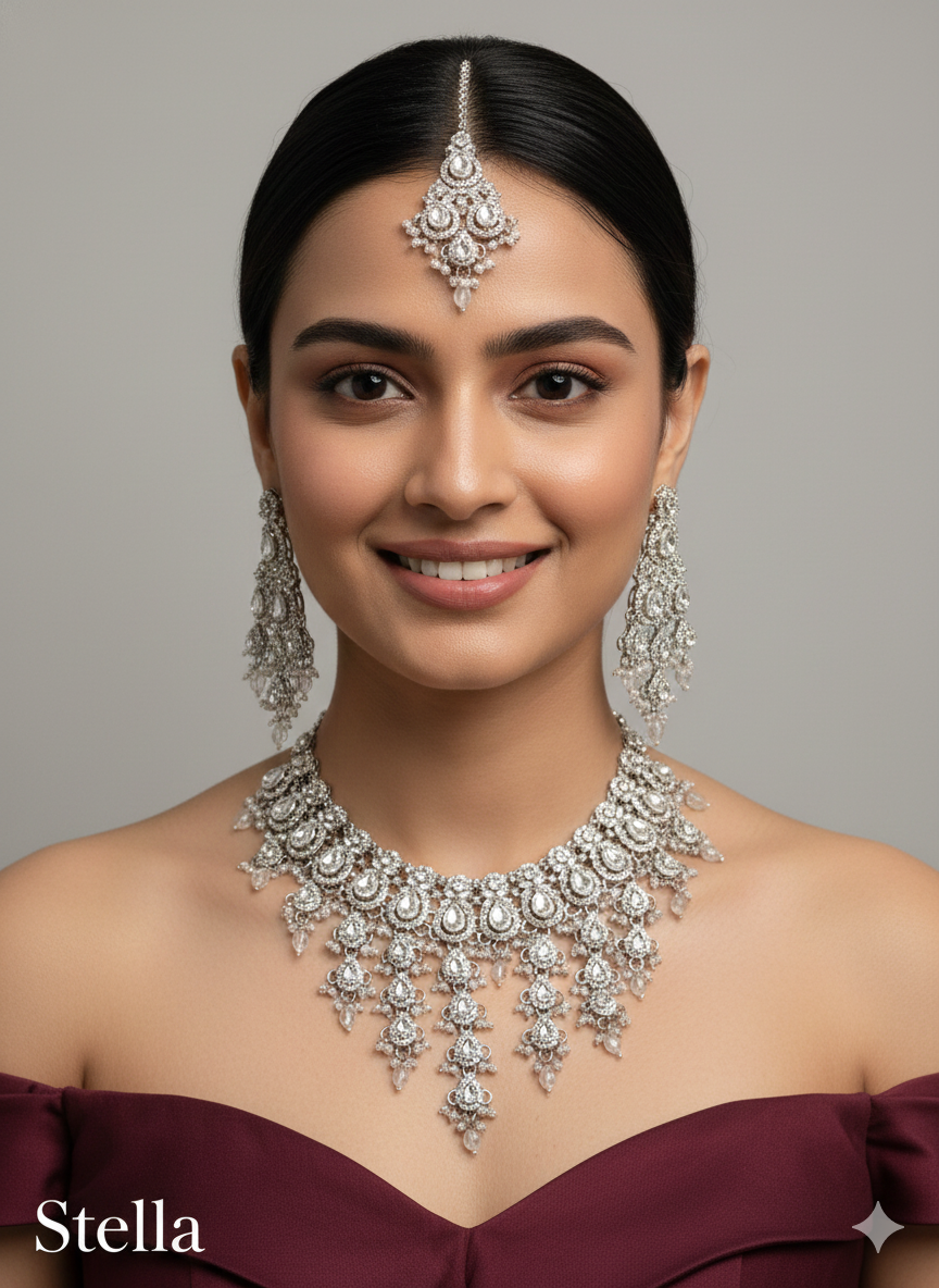 Silver Necklace Stella sets