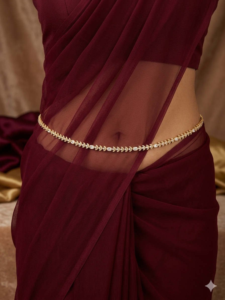 Antique Belly Chain kamarbelt Punam Saree Chain