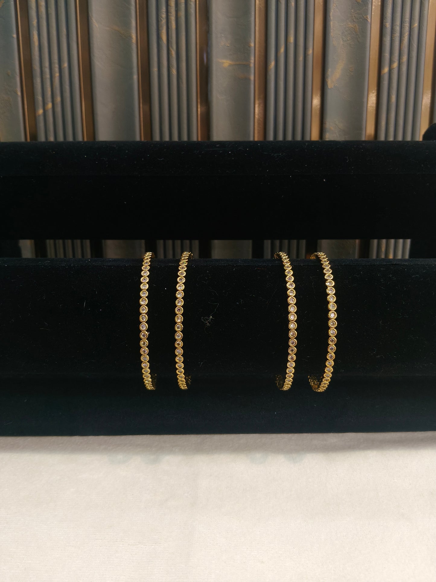 Bangles jewelry /Traditional bollywood jewelry Antique CZ Stone Esmee bangles