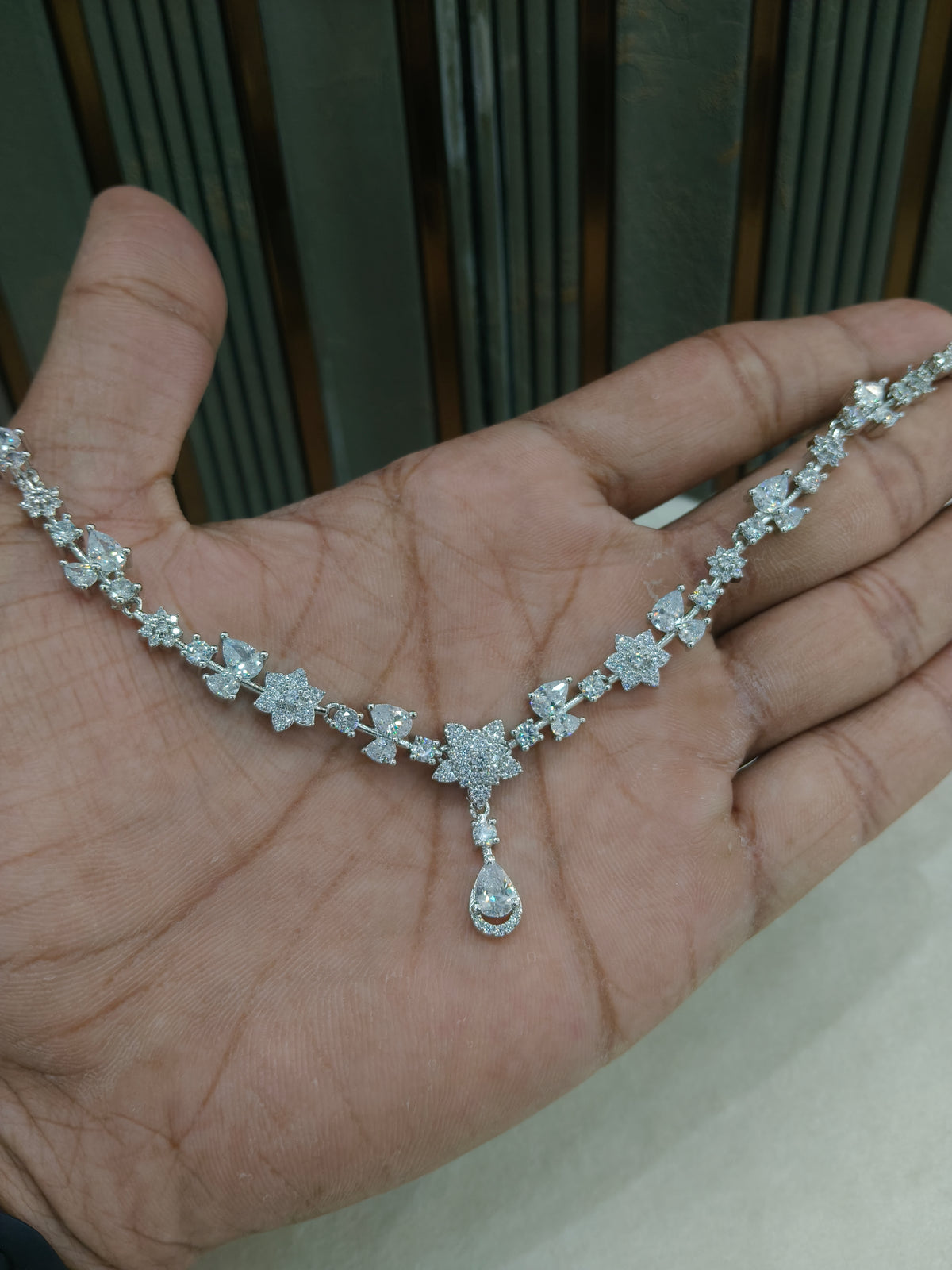 American Diamond Ad Necklace Alexa Sets
