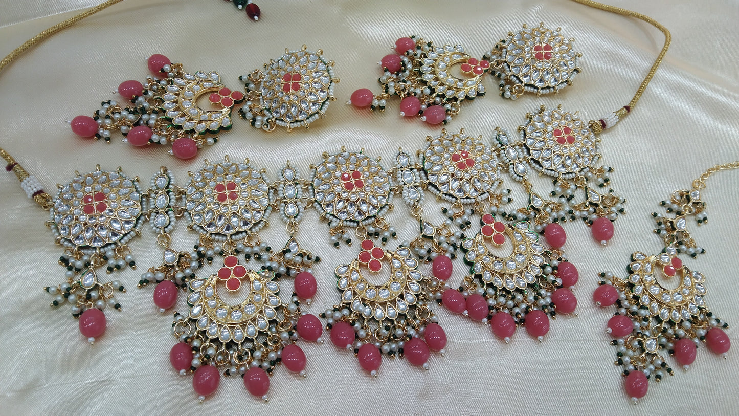 Eswari Gajjri kundan Indian Jewellery Set