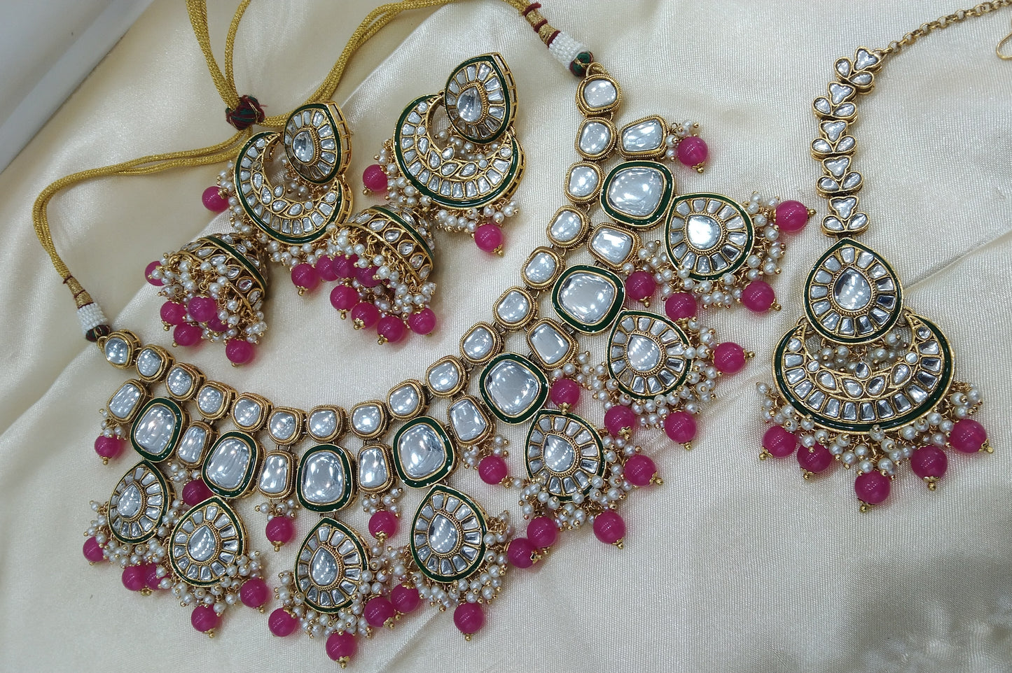 Harry Rani kundan Indian Necklace Jewellery Set