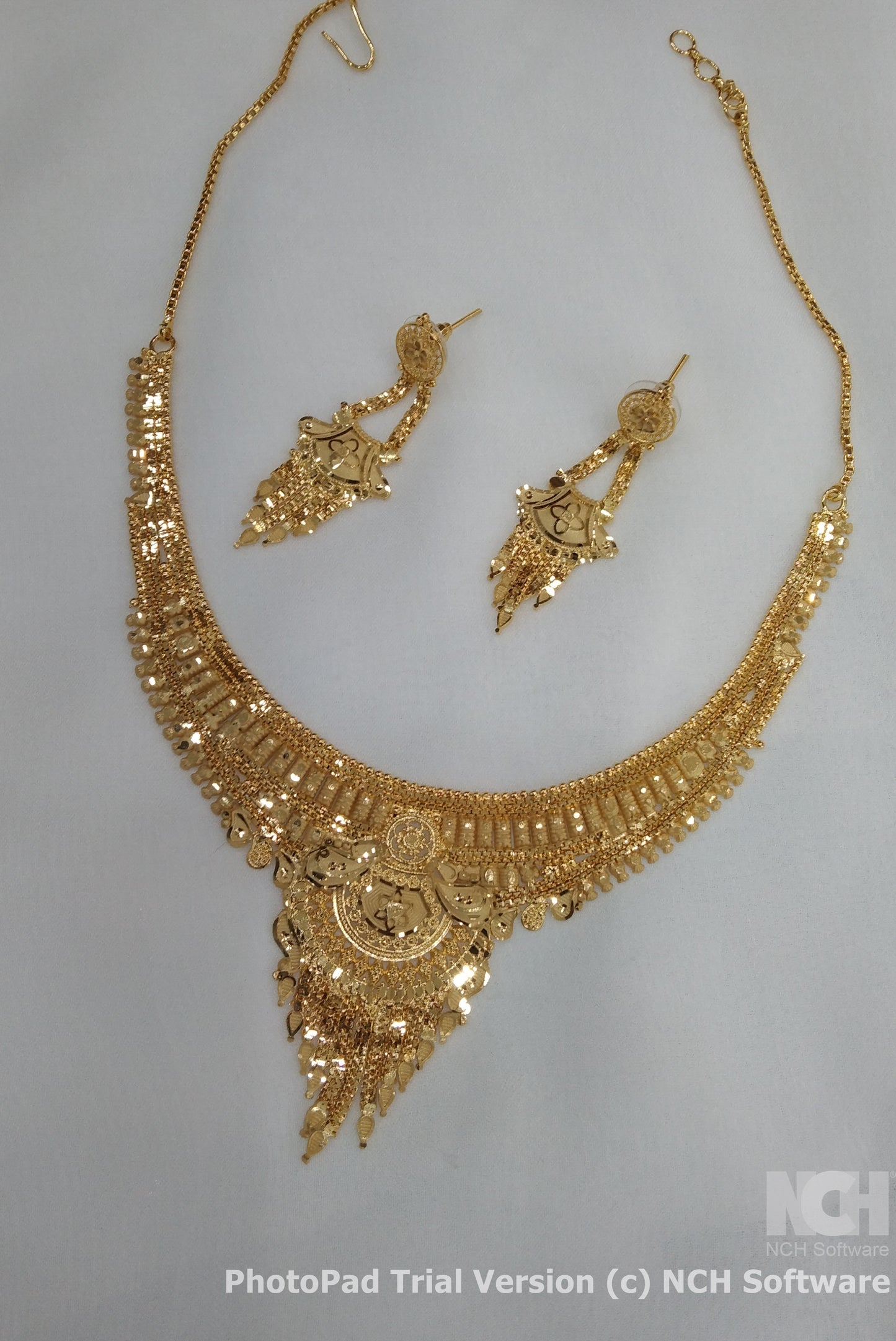Indian Jewelry 1 gm Gold forming Jewelry Set