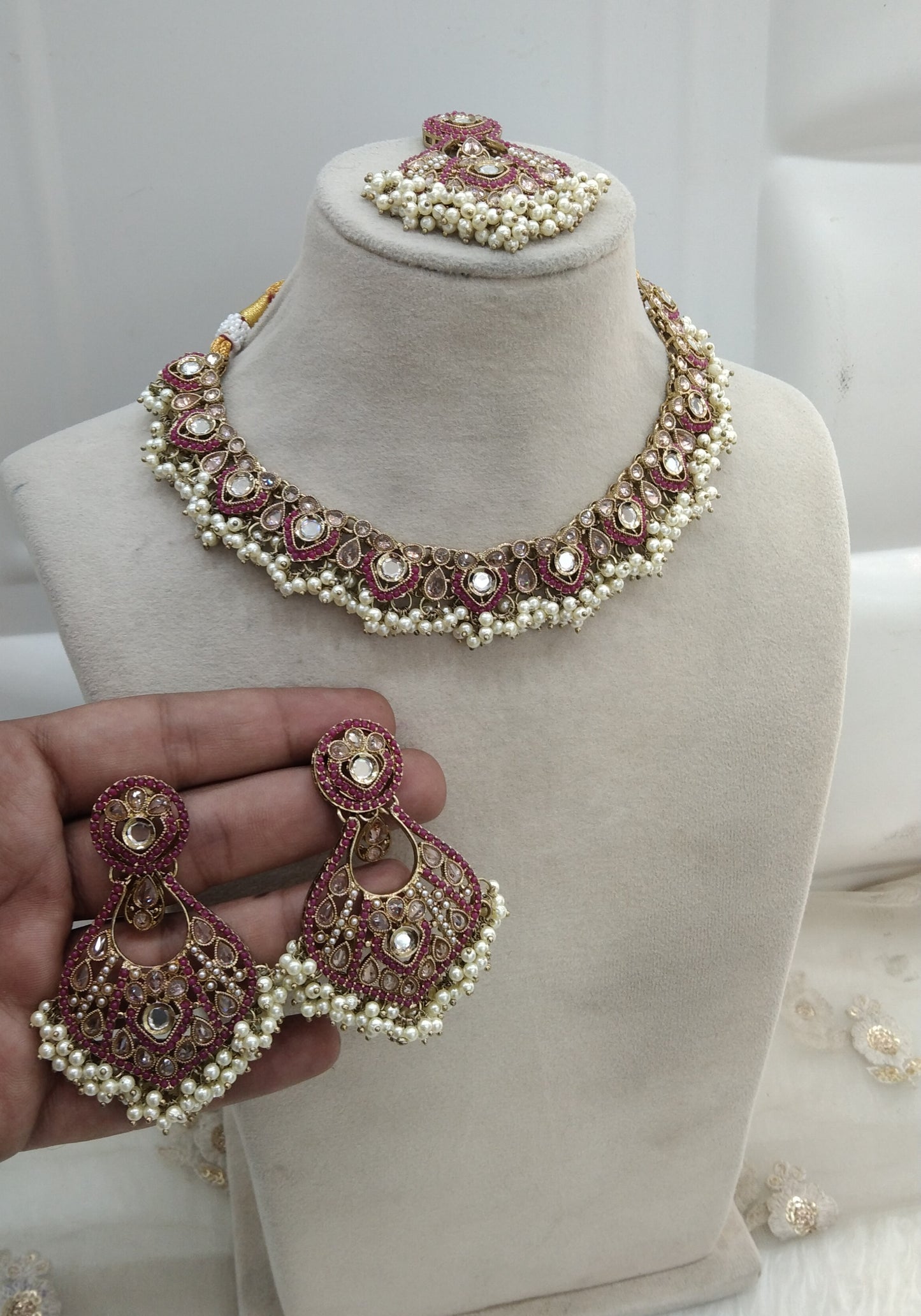Majenta necklace Jewellery Alaia Set