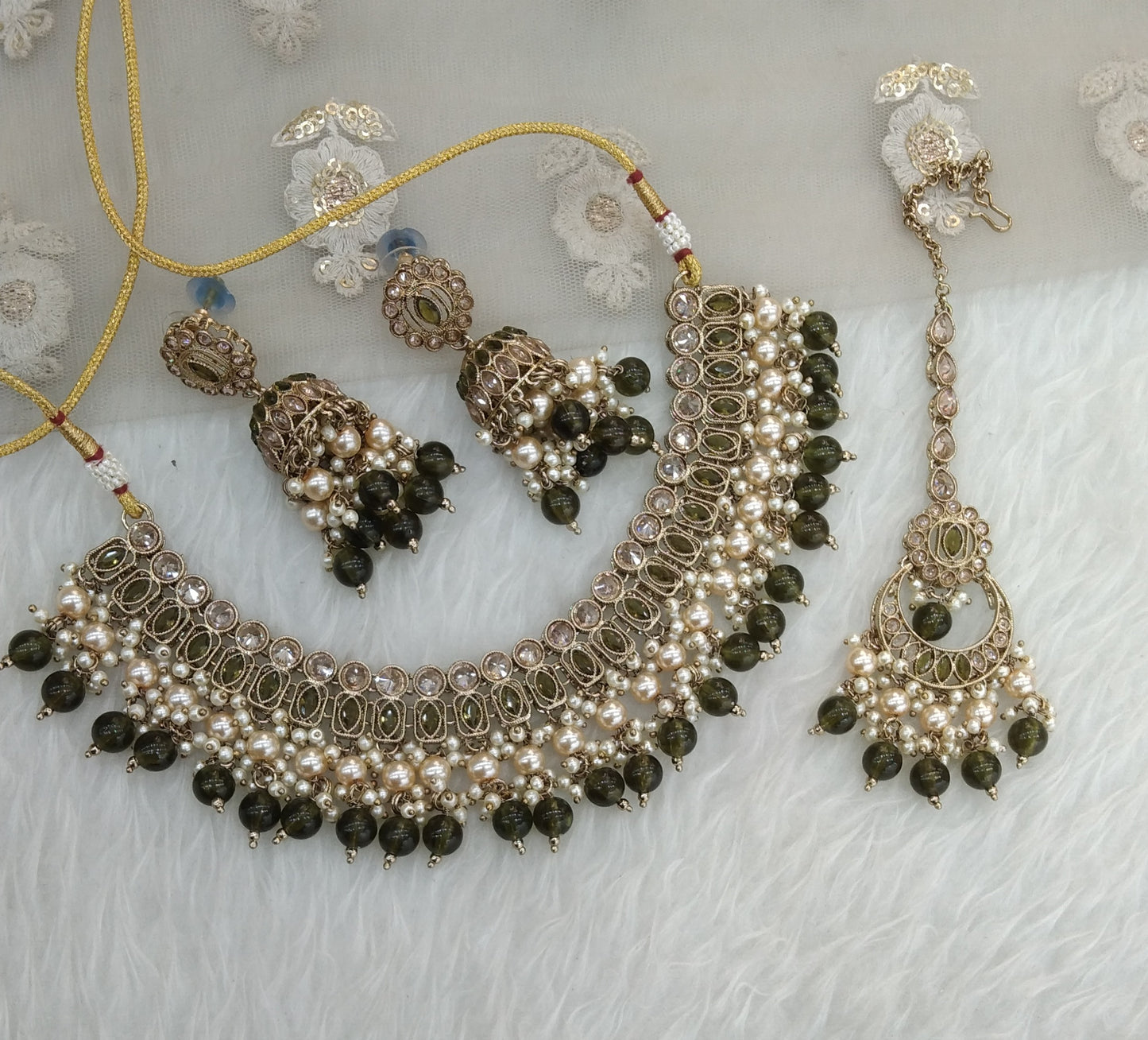 Mehndi necklace Jewellery Anika Set