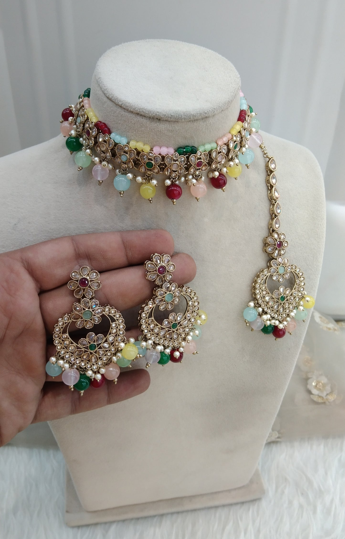 Multi color Choker Jewellery Host Set