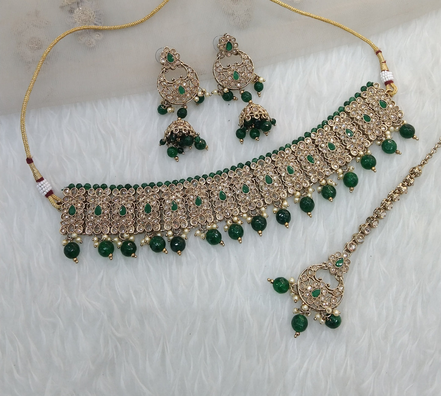 Green Choker Jewellery Learn Set