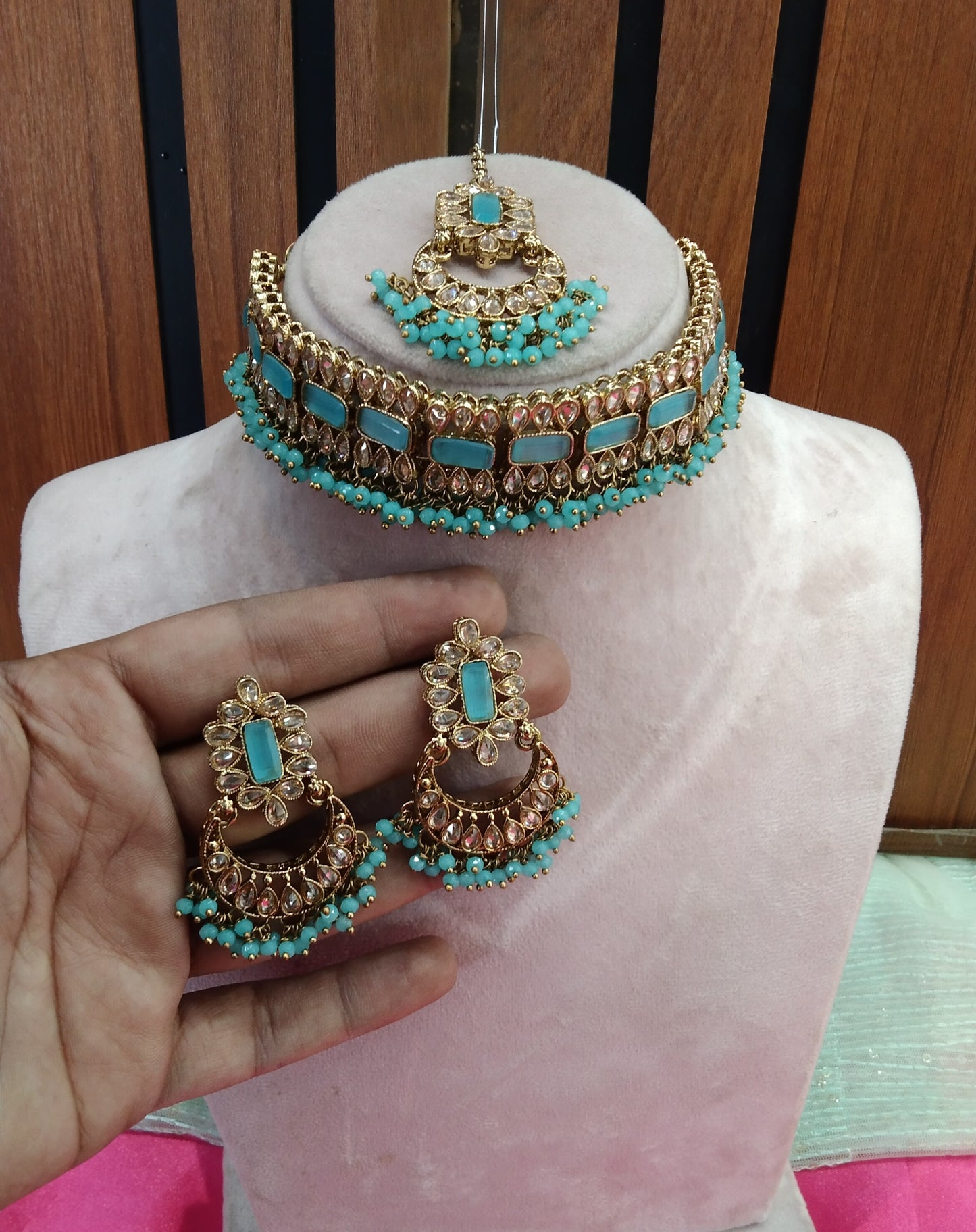Firoja Choker Jewellery Ashley Set