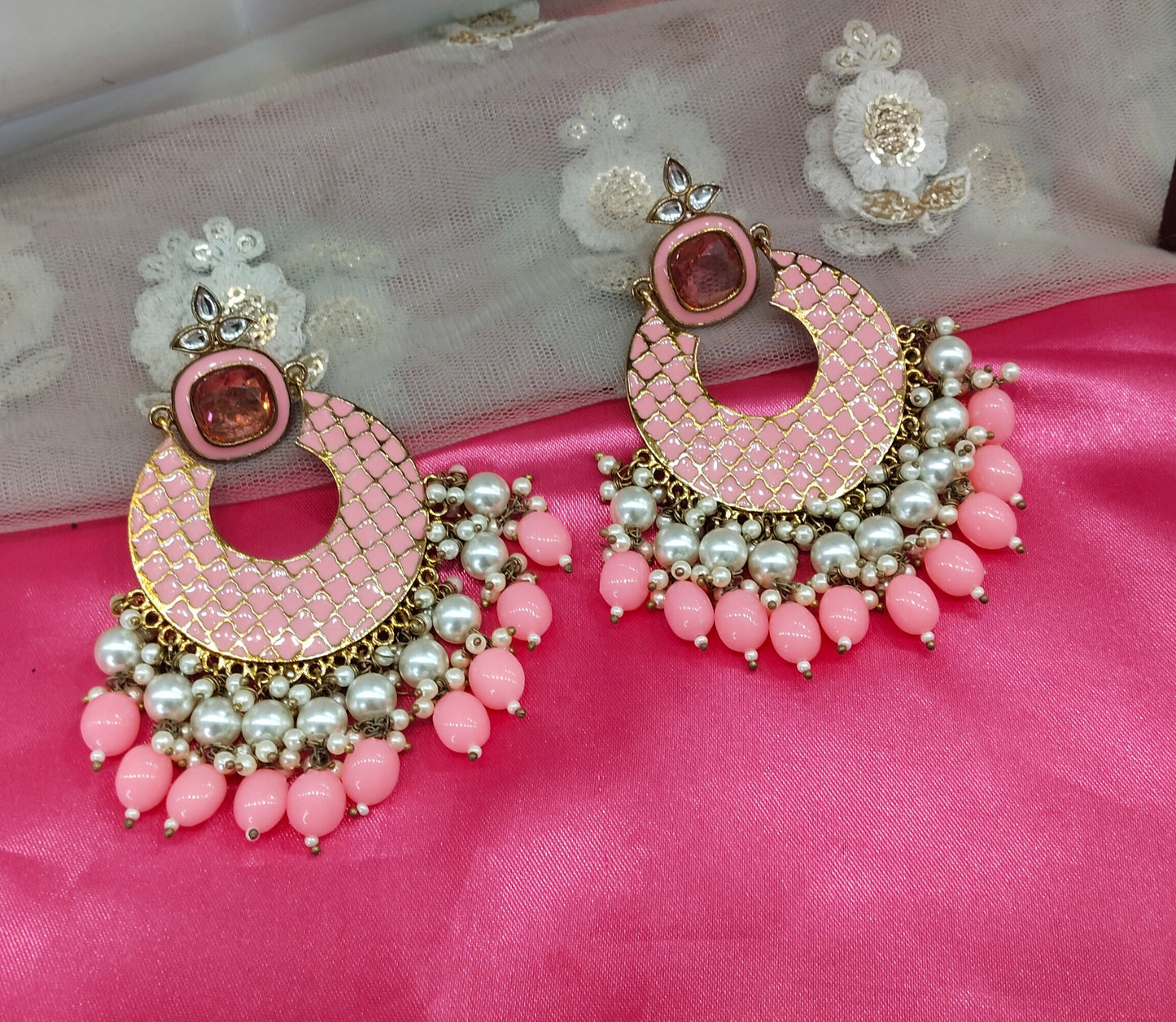 Gaajri Meenakari Desire Bollywood Earrings