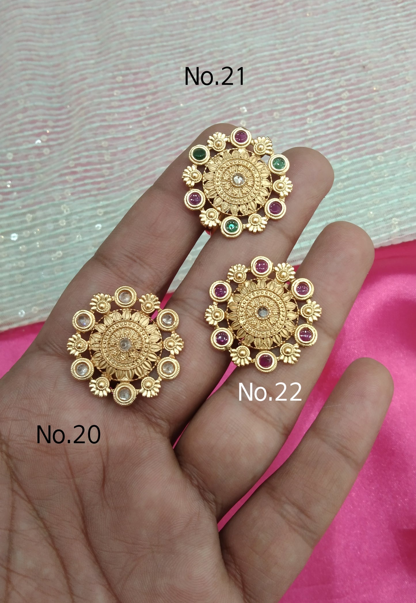 Gold Cocktail Finger Rings