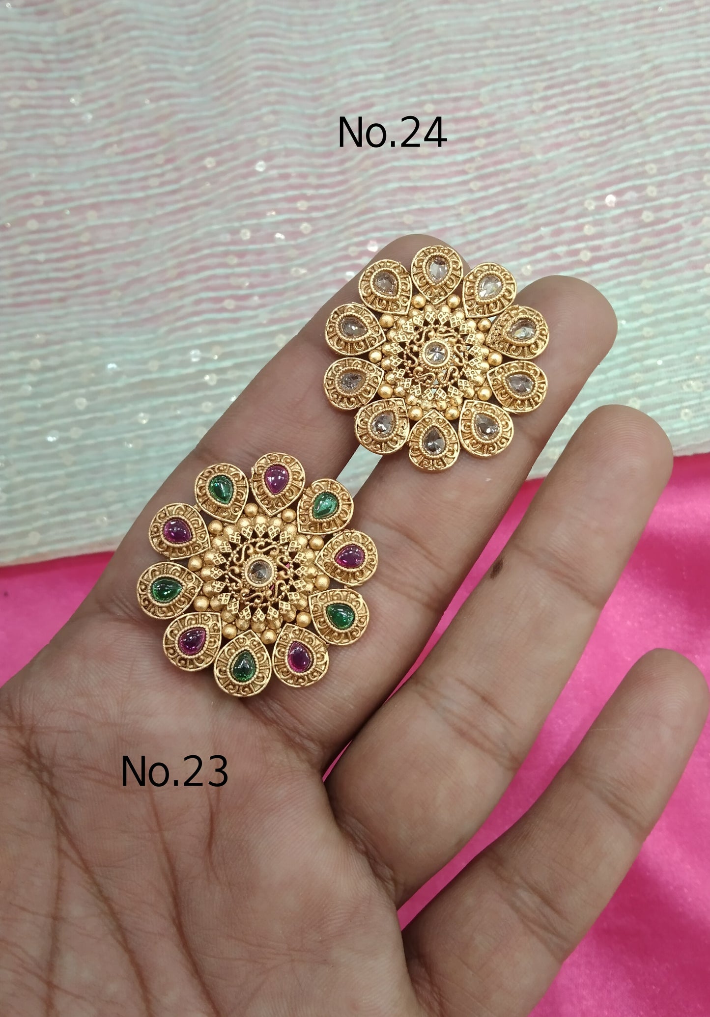 Gold Cocktail Finger Rings