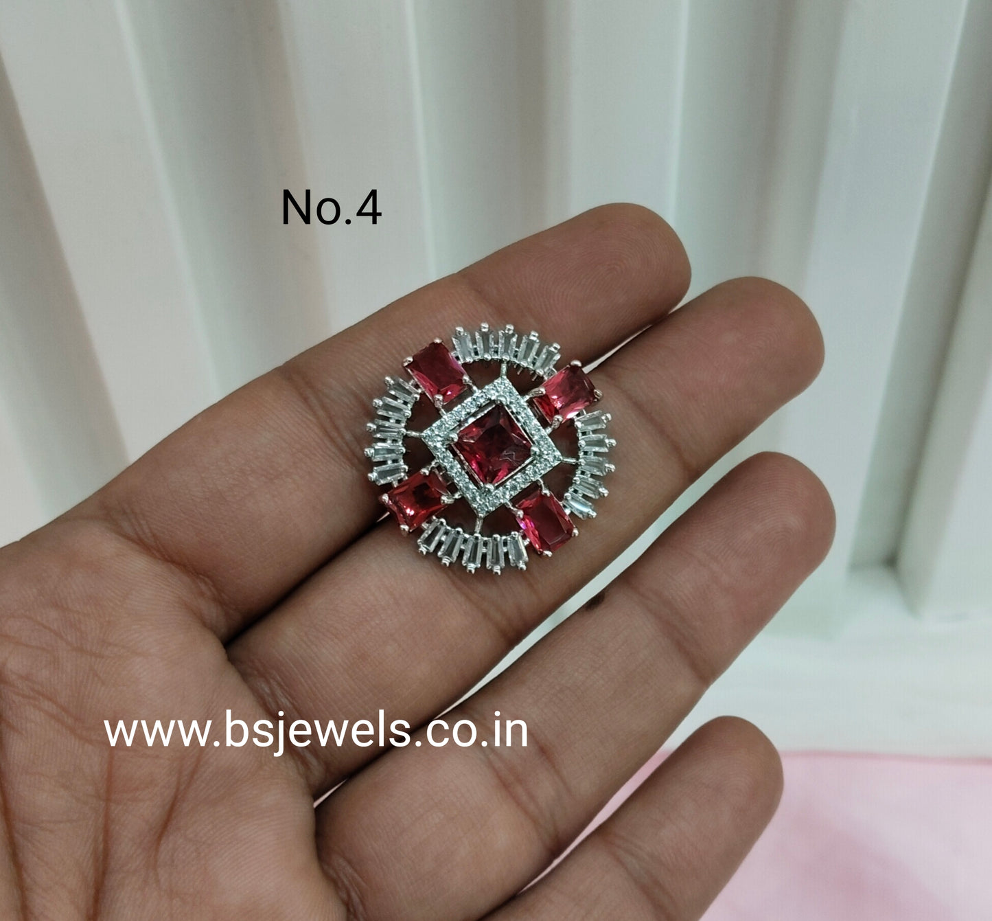 CZ American Diamond Adjustable Finger Rings