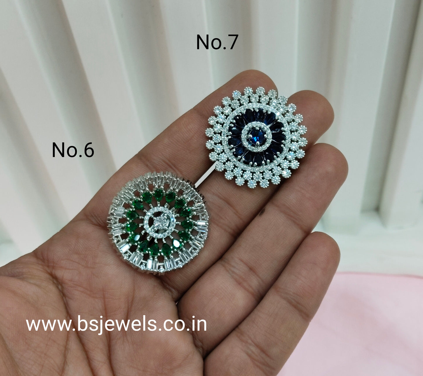 CZ American Diamond Adjustable Finger Rings