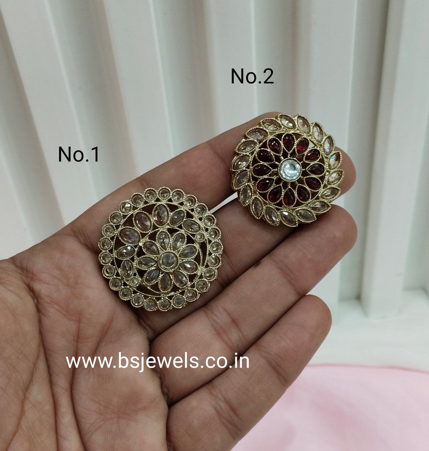 Champagne Stone Adjustable Finger Rings