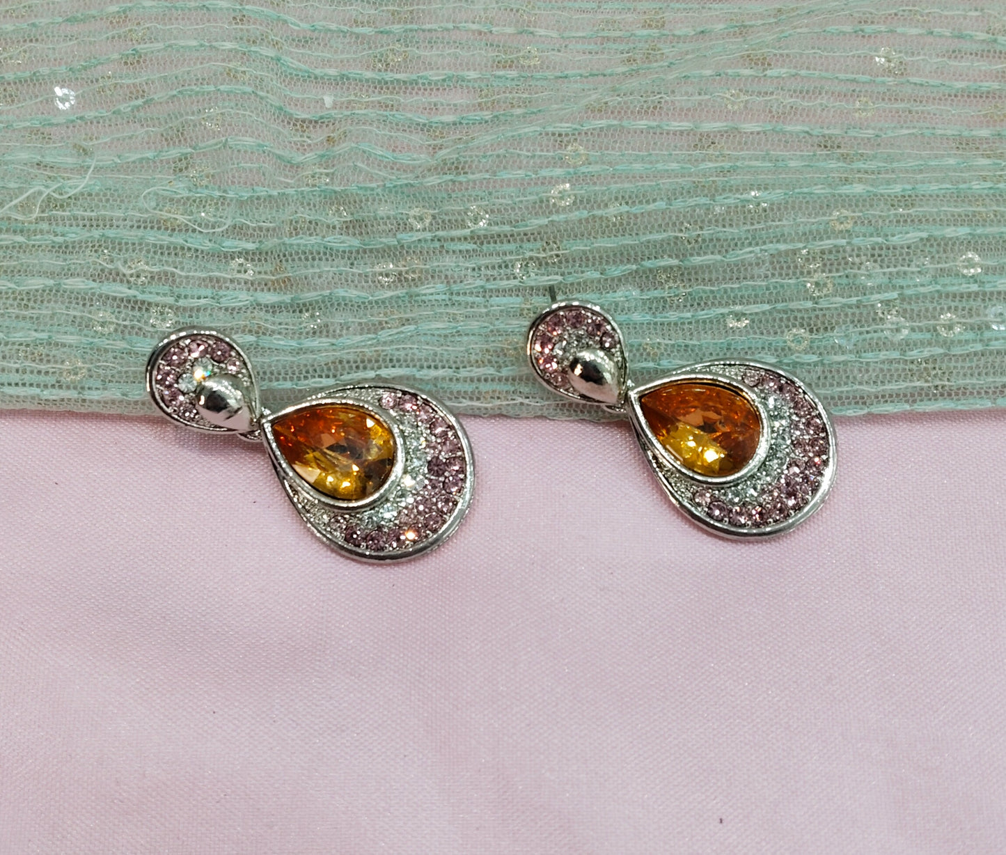 Pink Bollywood Rohit Earrings