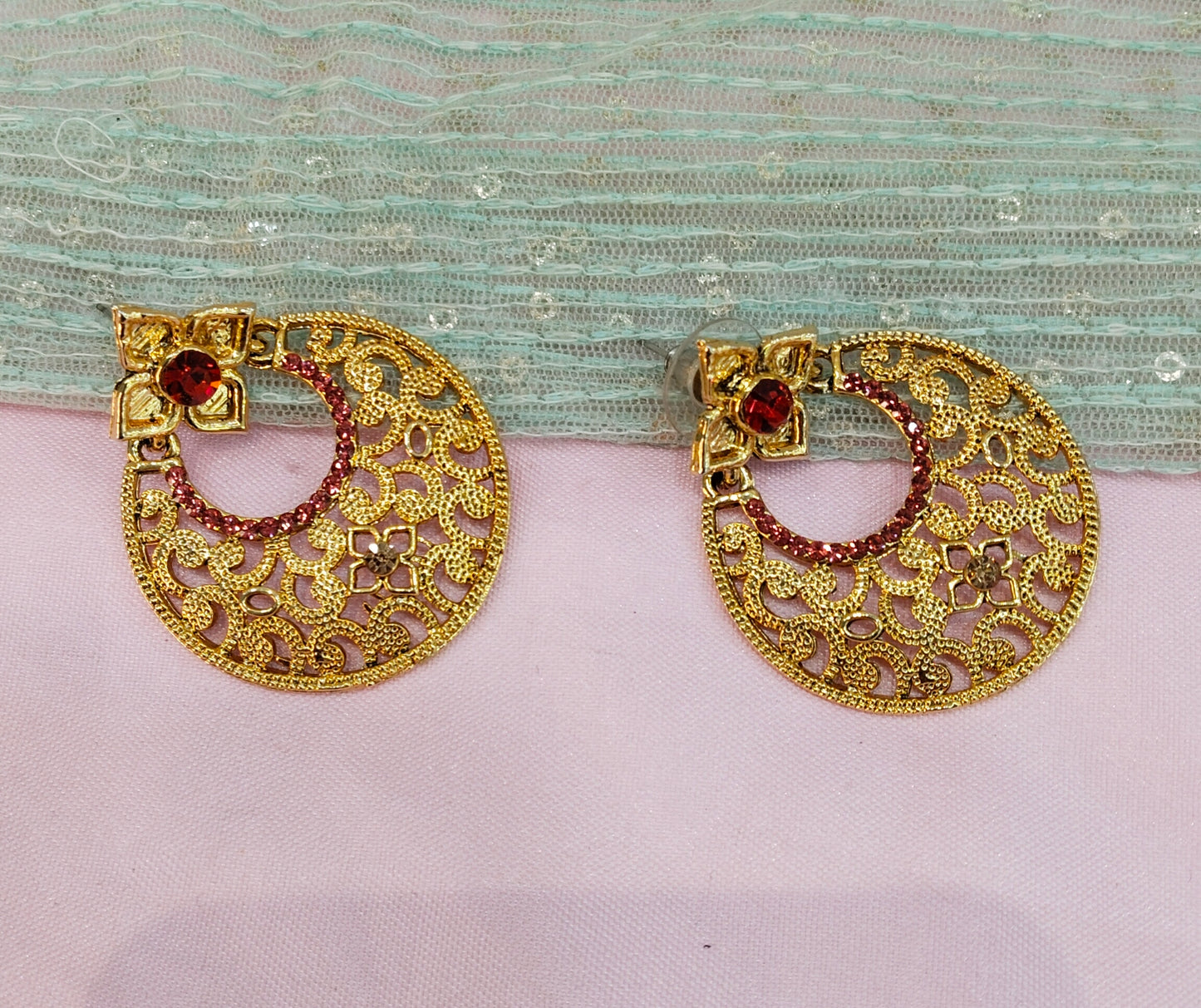 Ruby Bollywood Rohit Earrings
