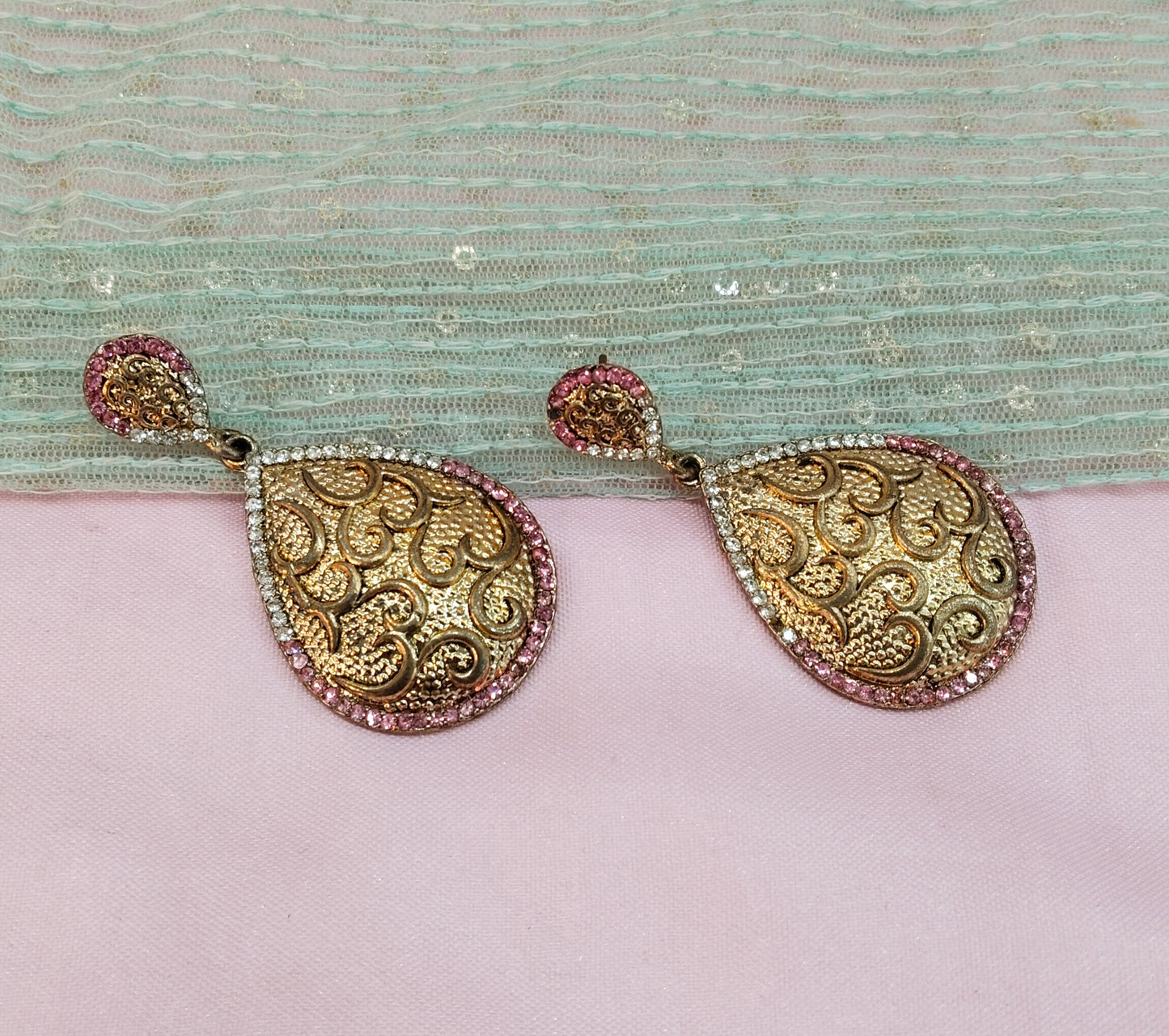 Pink Bollywood Rohit Earrings