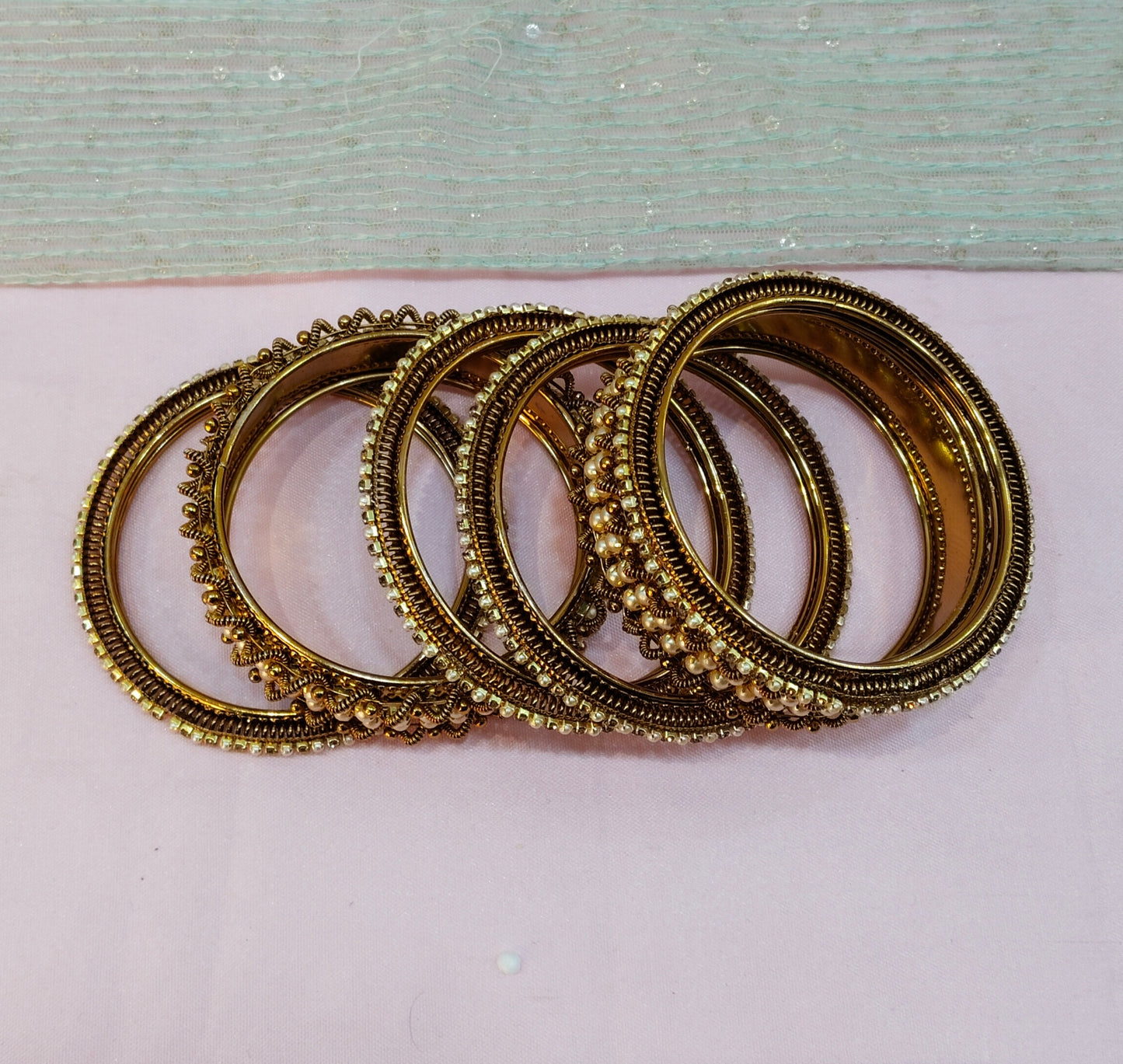 Bangles jewelry Set/Traditional bollywood jewelry/Antique gold bangles