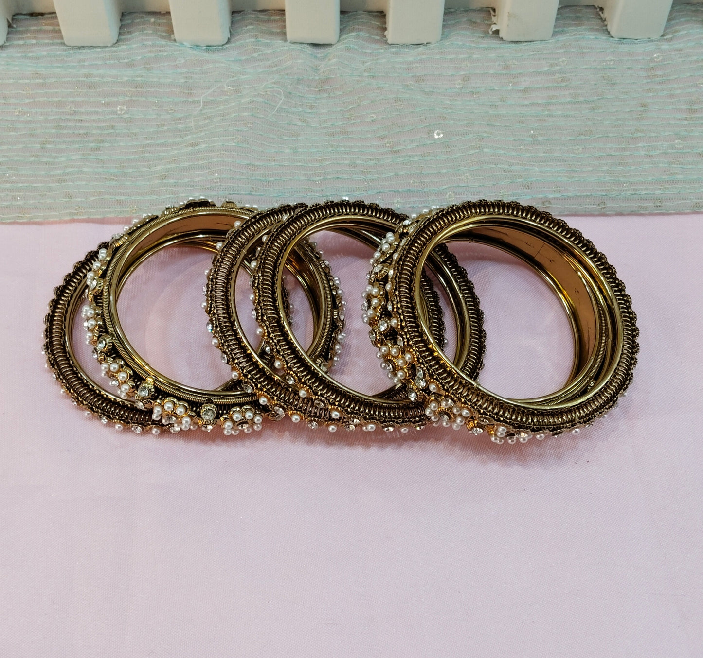 Bangles jewelry Set/Traditional bollywood jewelry/Antique gold bangles