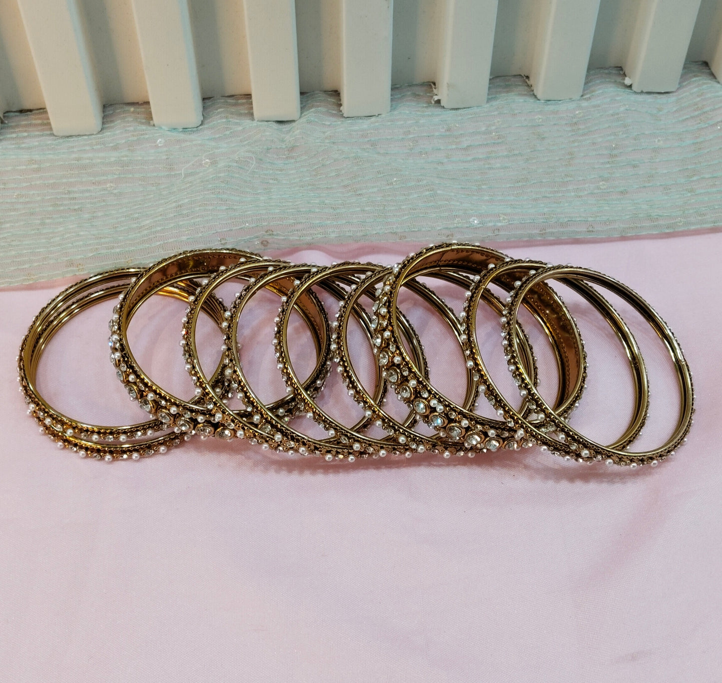 Bangles jewelry Set/Traditional bollywood jewelry/Antique gold bangles