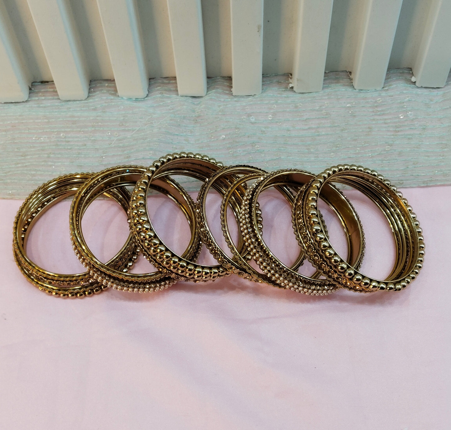 Bangles jewelry Set/Traditional bollywood jewelry/Antique gold bangles