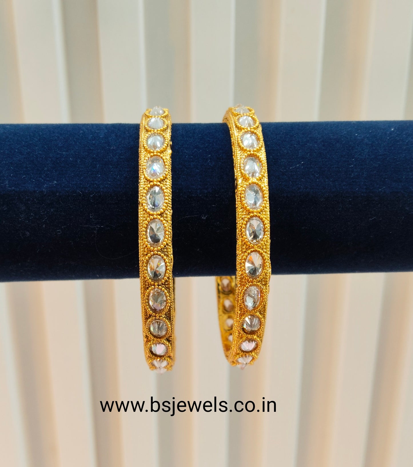 2.6 Size bangles jewelry /Traditional bollywood jewelry/ Gold bangles