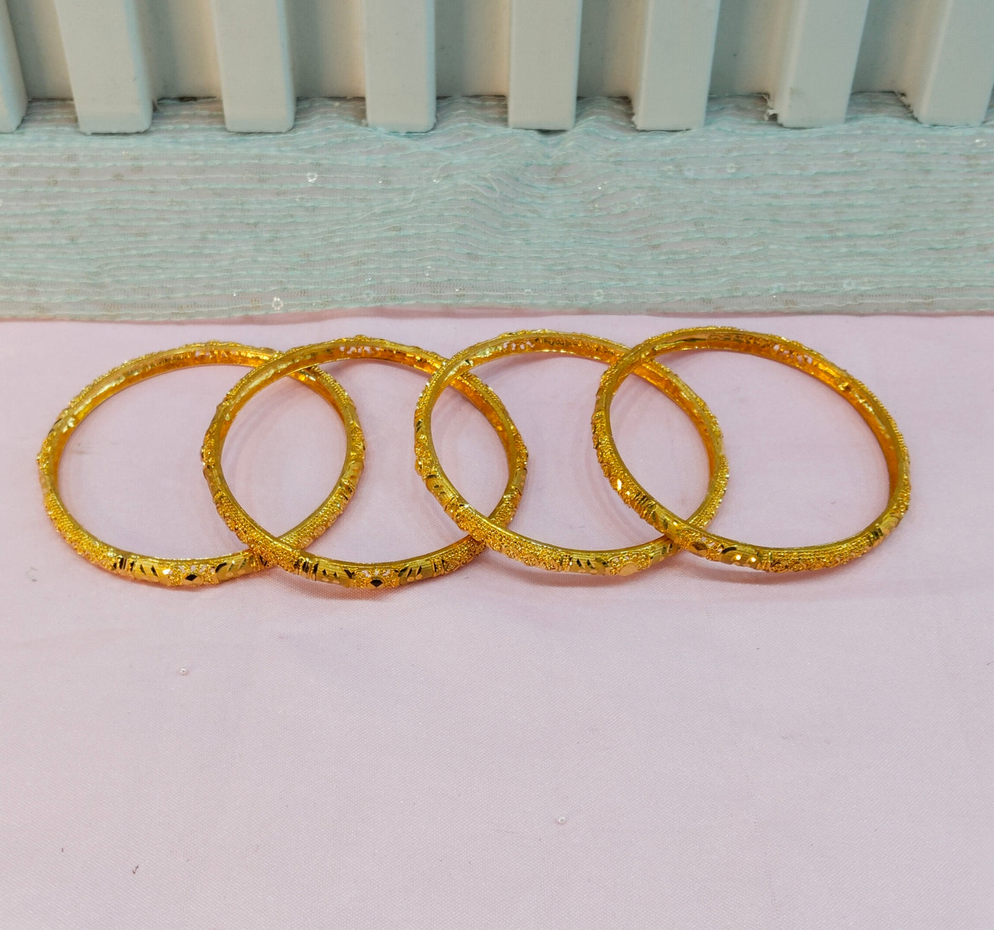 2.6 Size bangles jewelry /Traditional bollywood jewelry/ Gold bangles