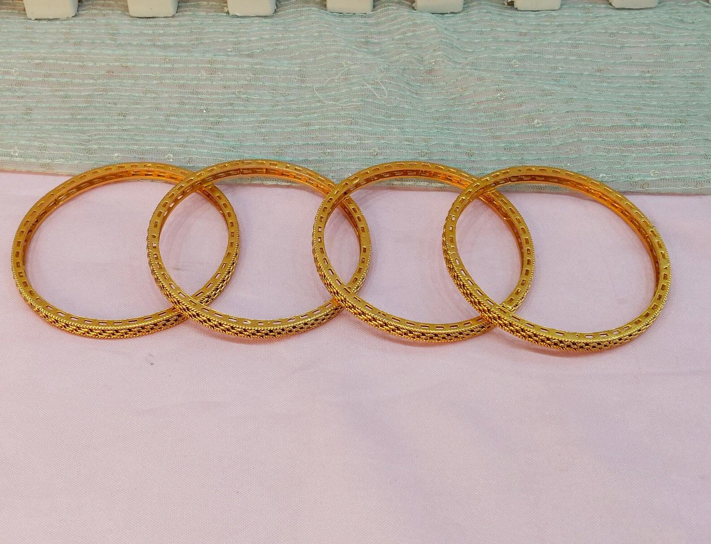 2.8 Size bangles jewelry /Traditional bollywood jewelry/ Gold bangles