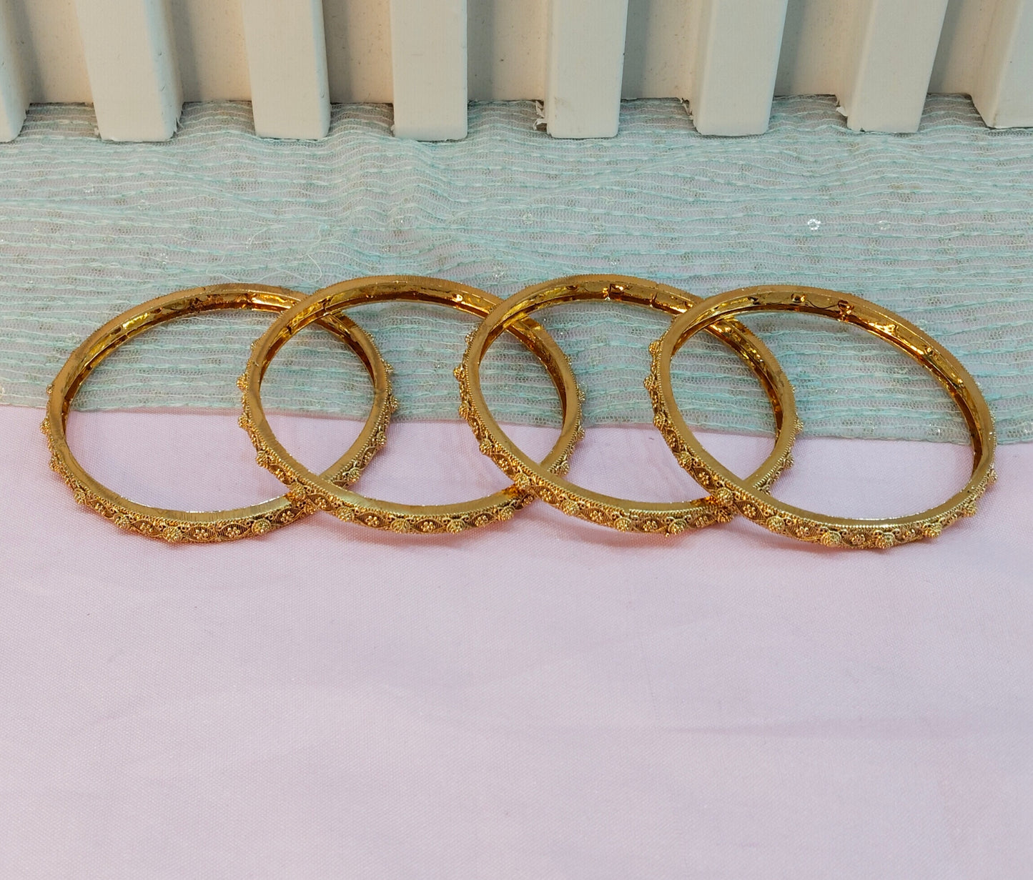 2.8 Size bangles jewelry /Traditional bollywood jewelry/ Gold bangles