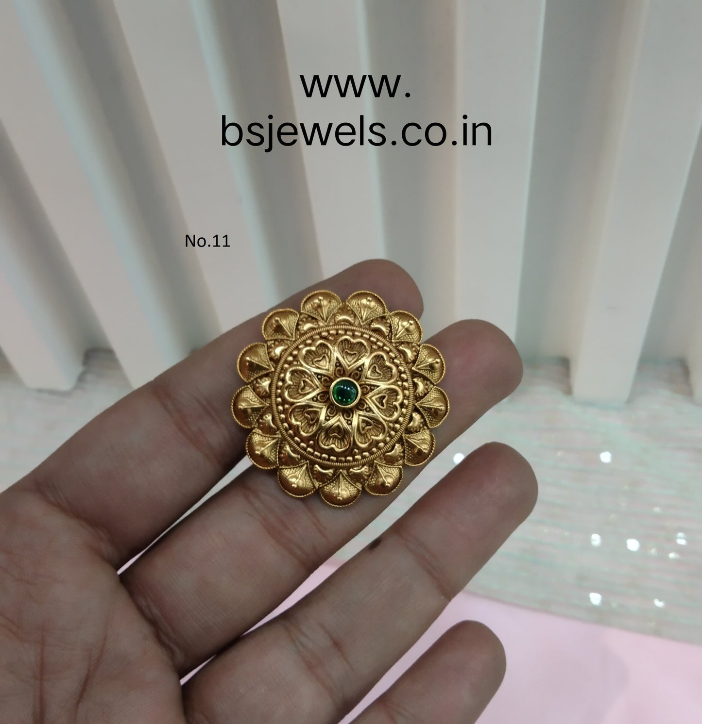 Gold Cocktail Finger Rings