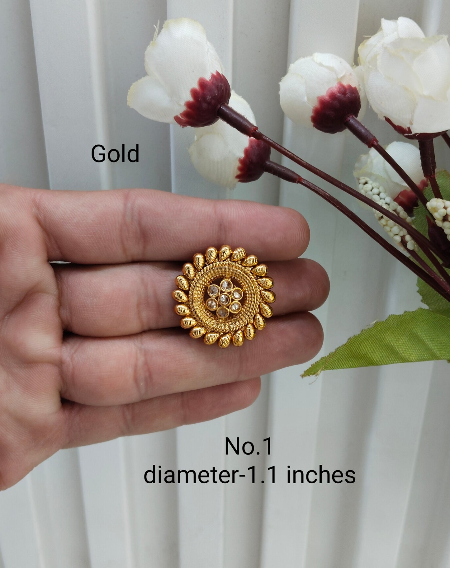 Gold Cocktail Finger Rings
