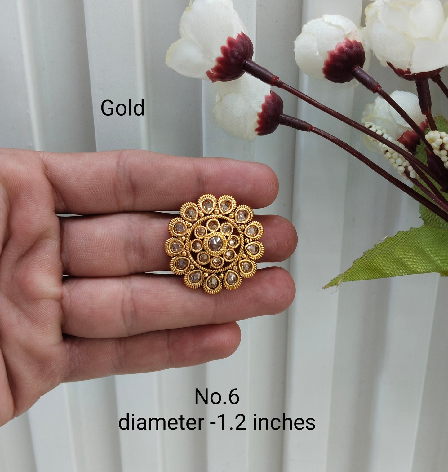 Gold Cocktail Finger Rings