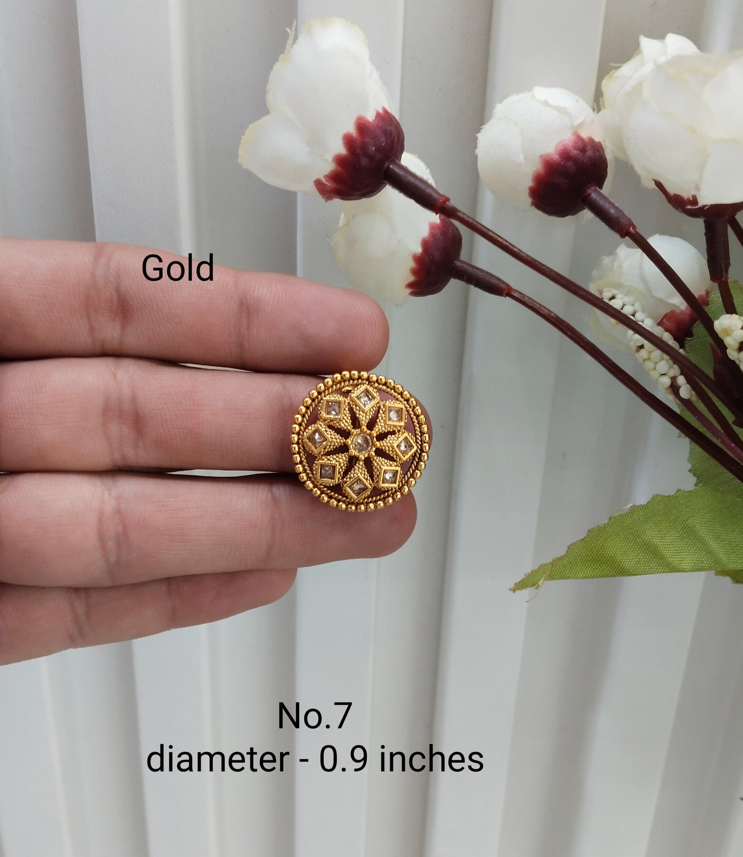 Gold Cocktail Finger Rings