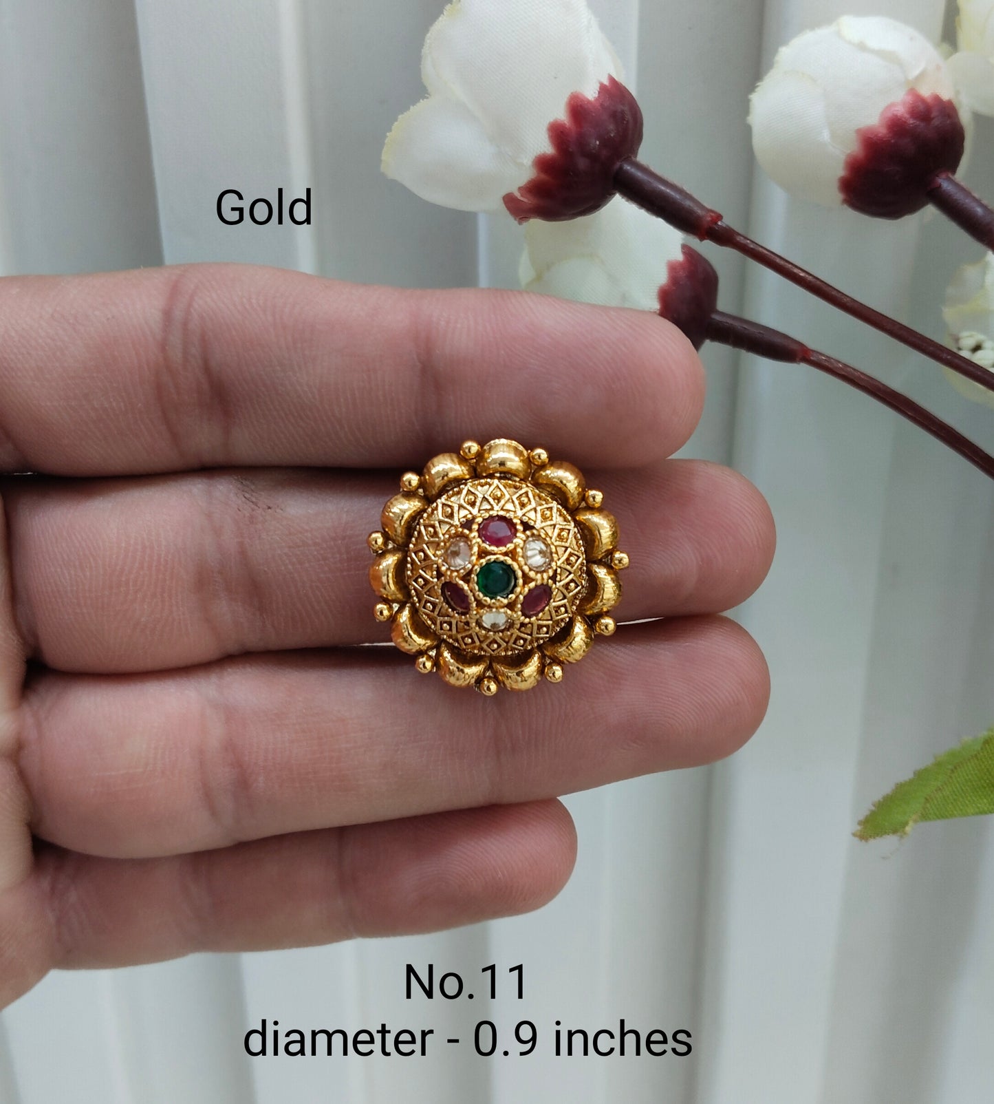 Gold Cocktail Finger Rings
