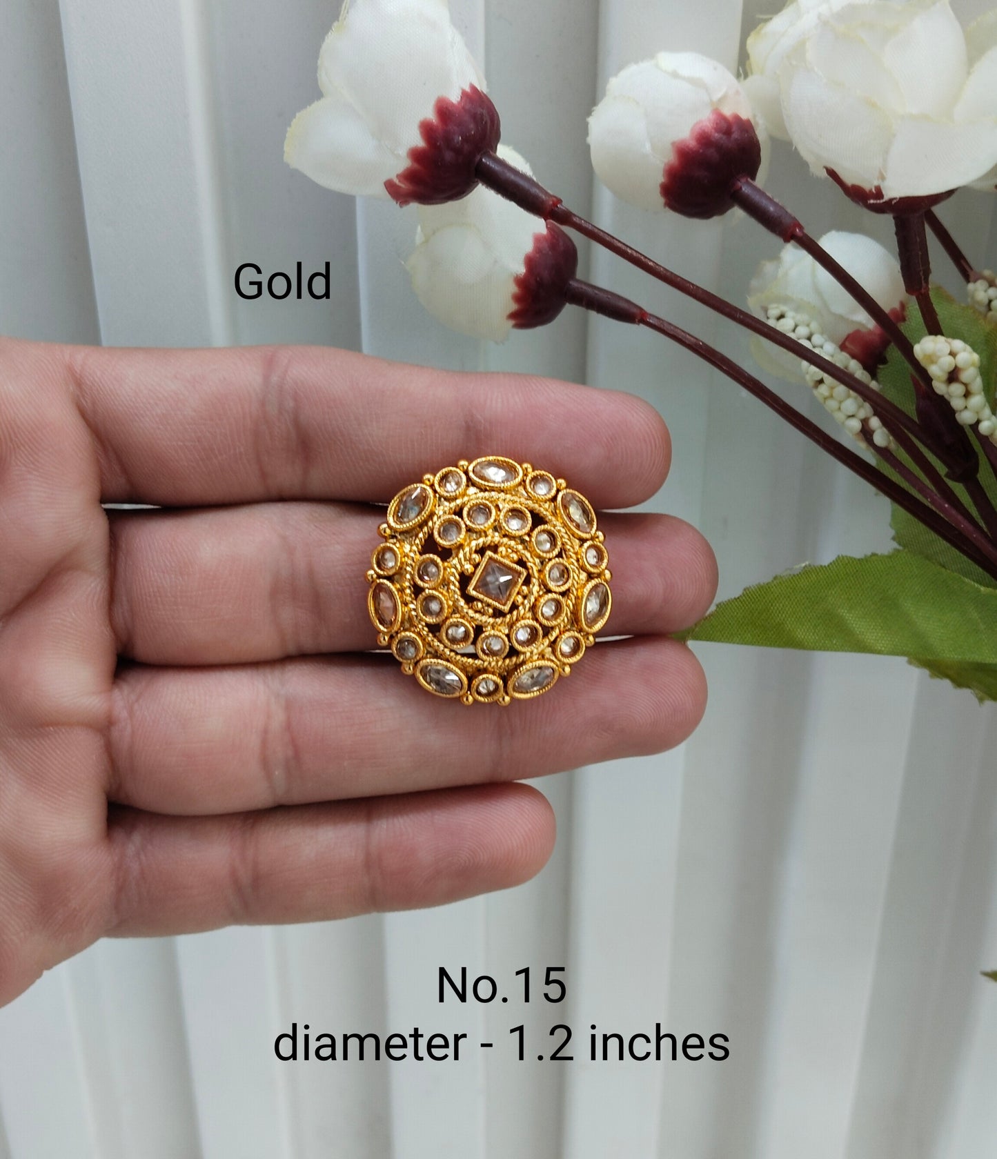 Gold Cocktail Finger Rings