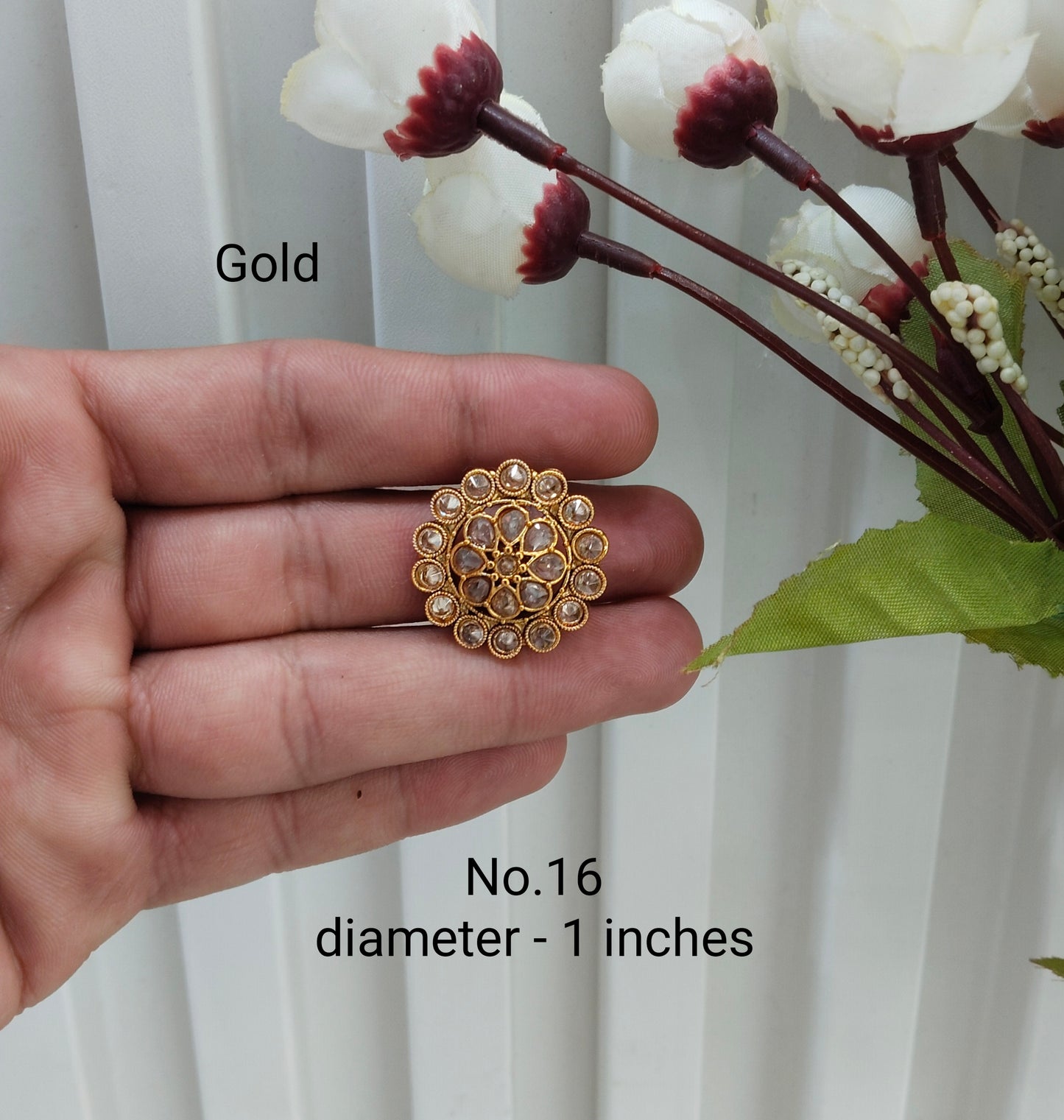 Gold Cocktail Finger Rings