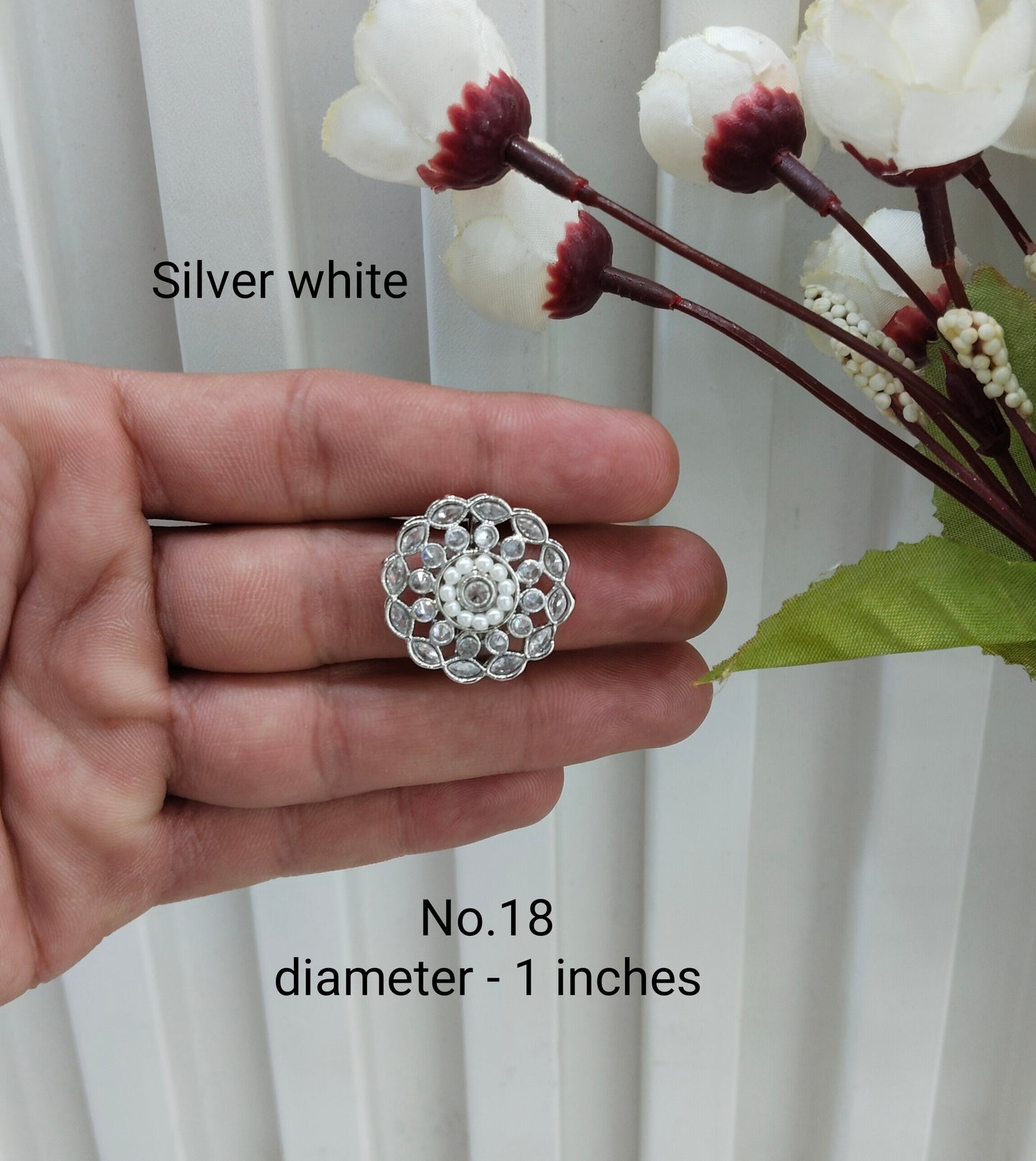 Antique Gold and Silver Cocktail Finger Rings