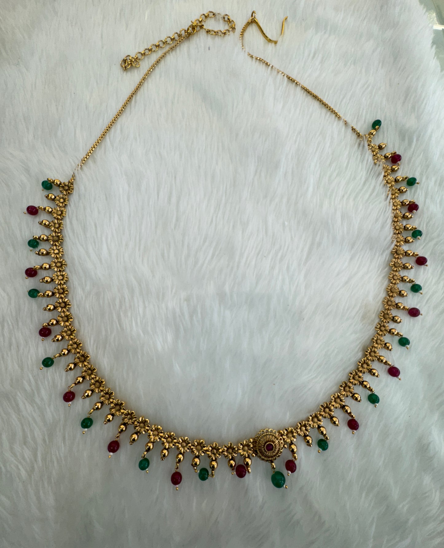 Ruby Green Belly chain kamarbelt saree chain