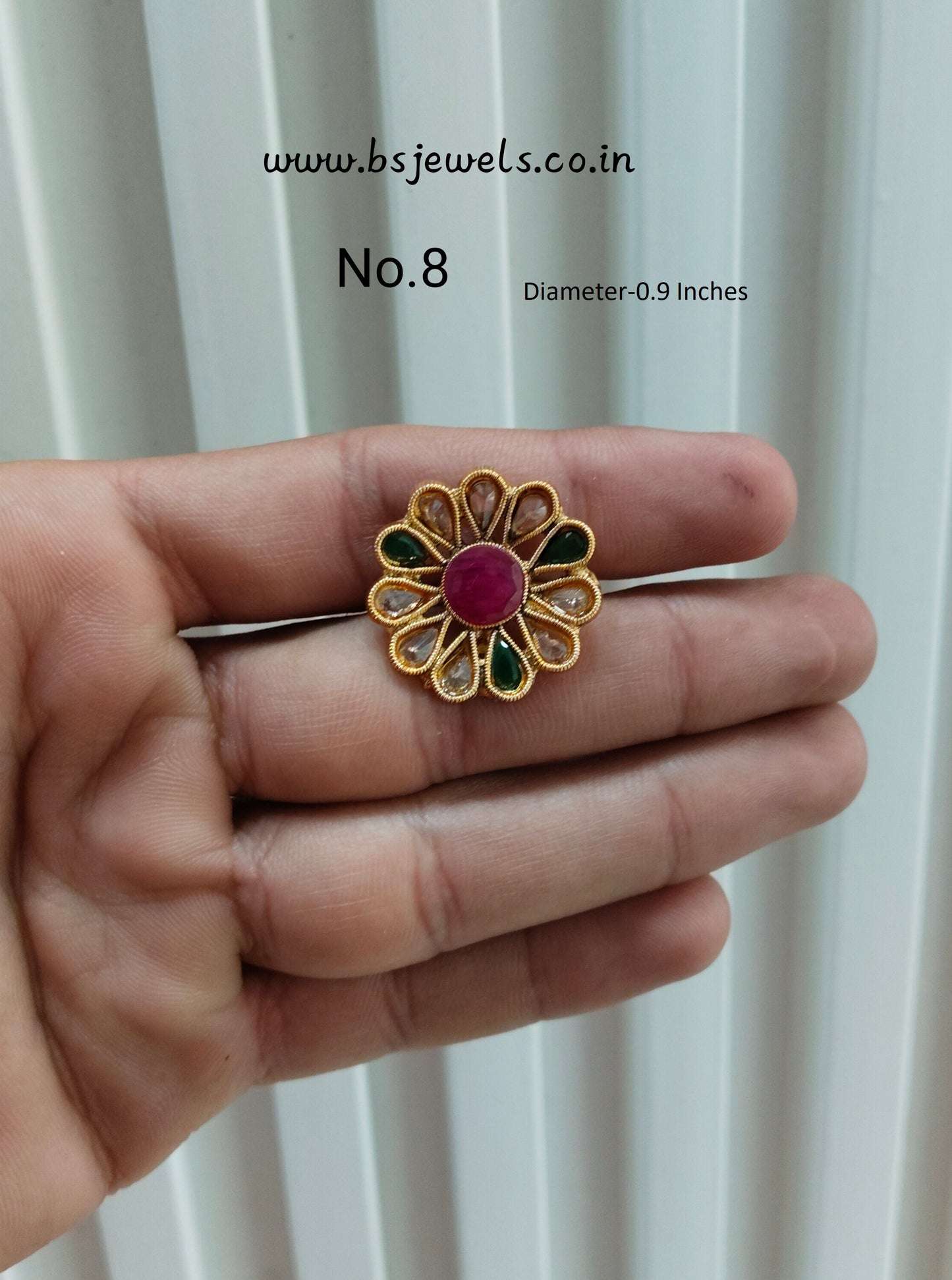 Gold Cocktail Finger Rings