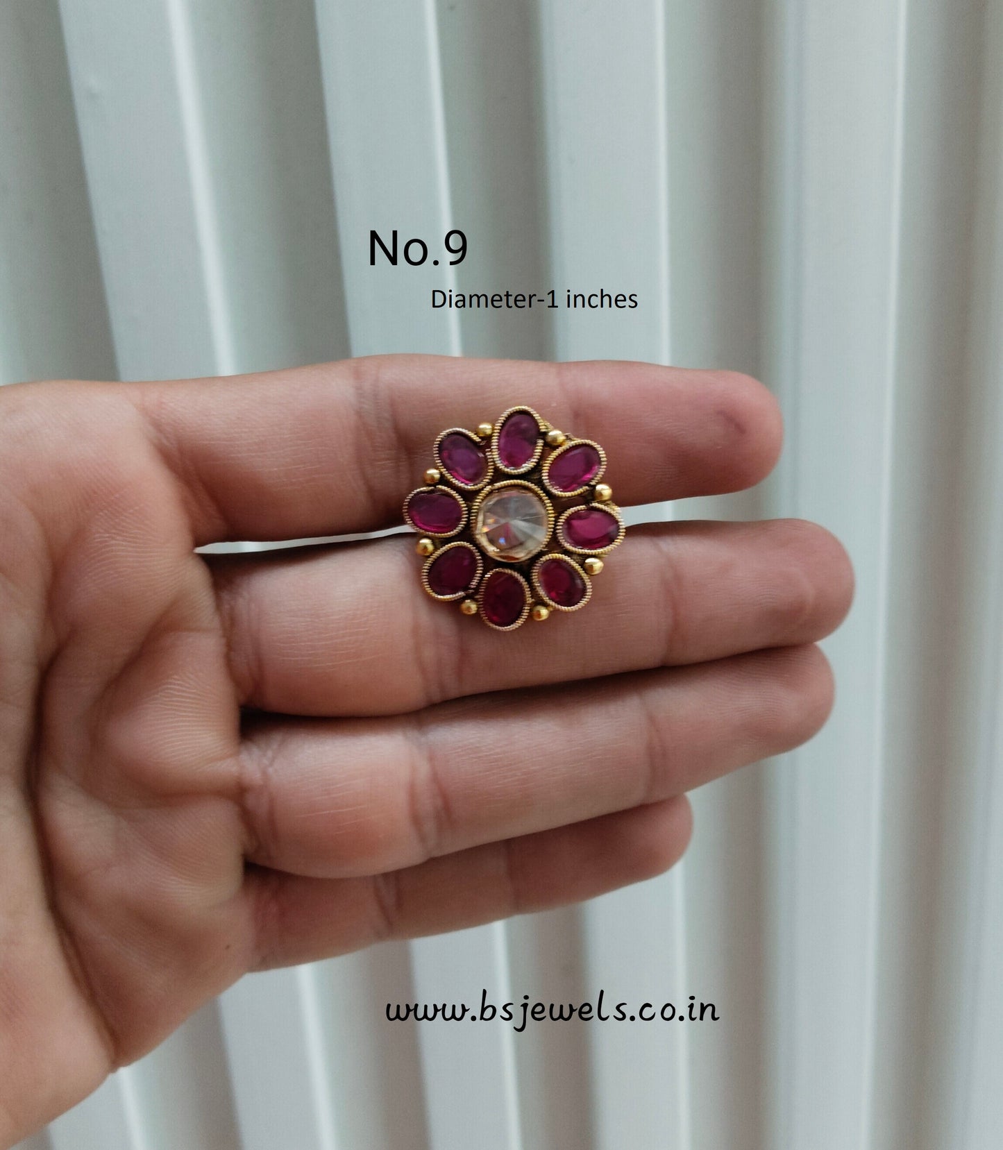 Gold Cocktail Finger Rings