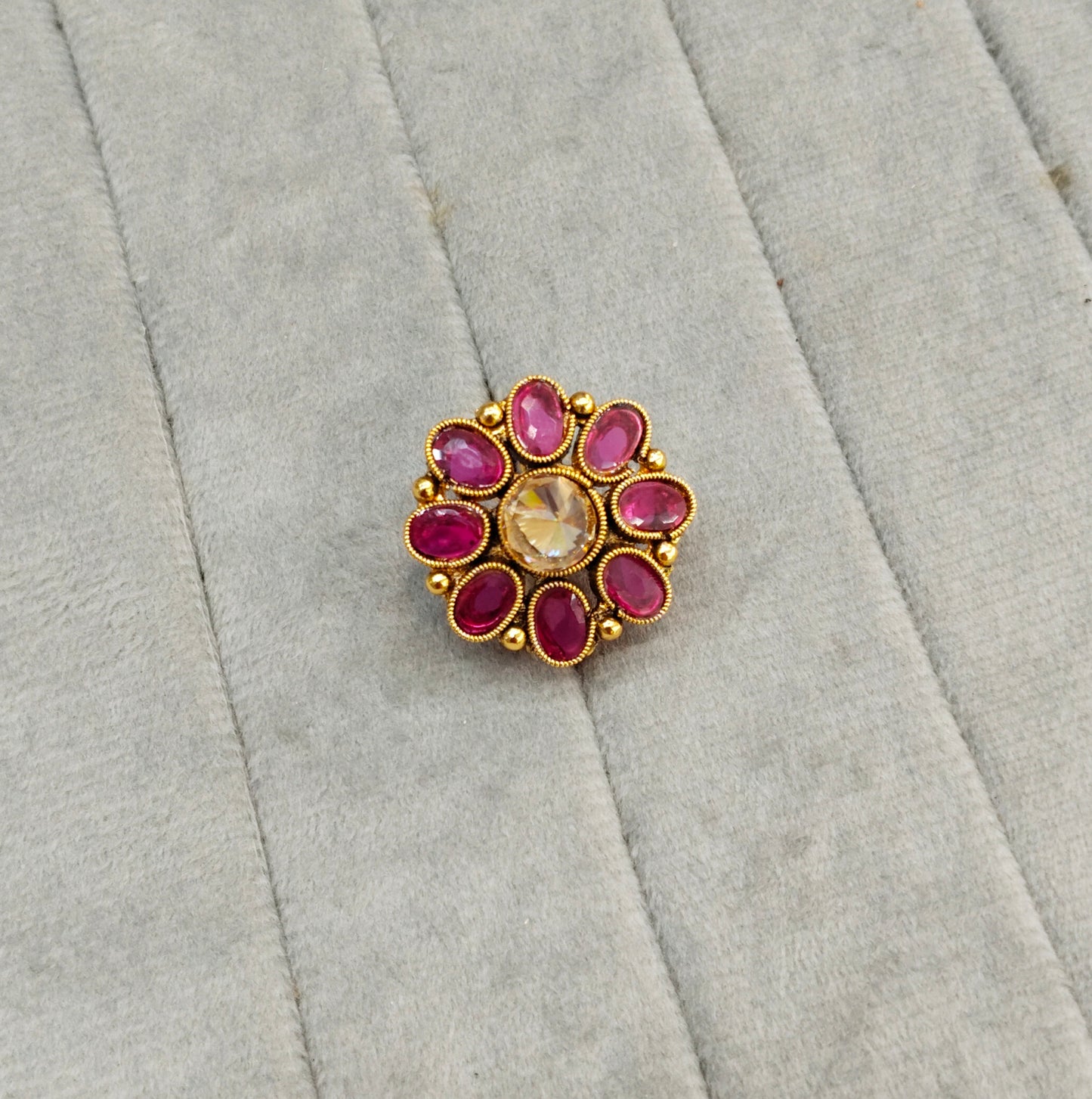 Gold Cocktail Finger Rings