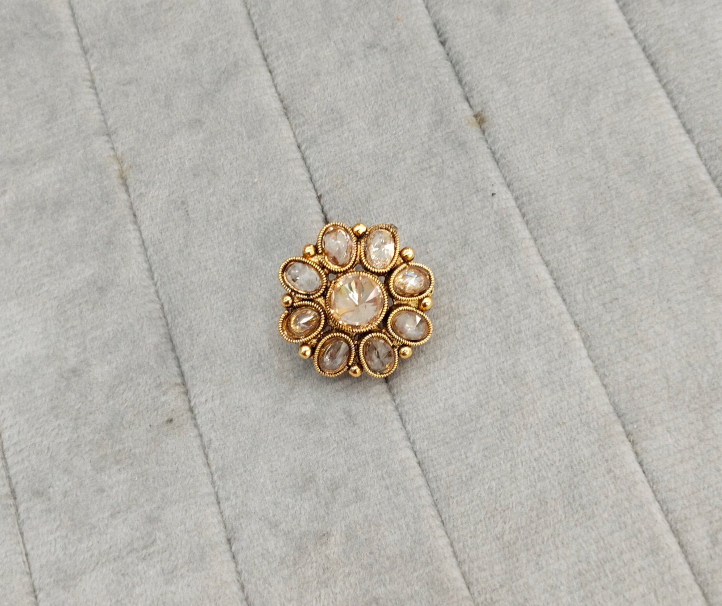 Gold Cocktail Finger Rings