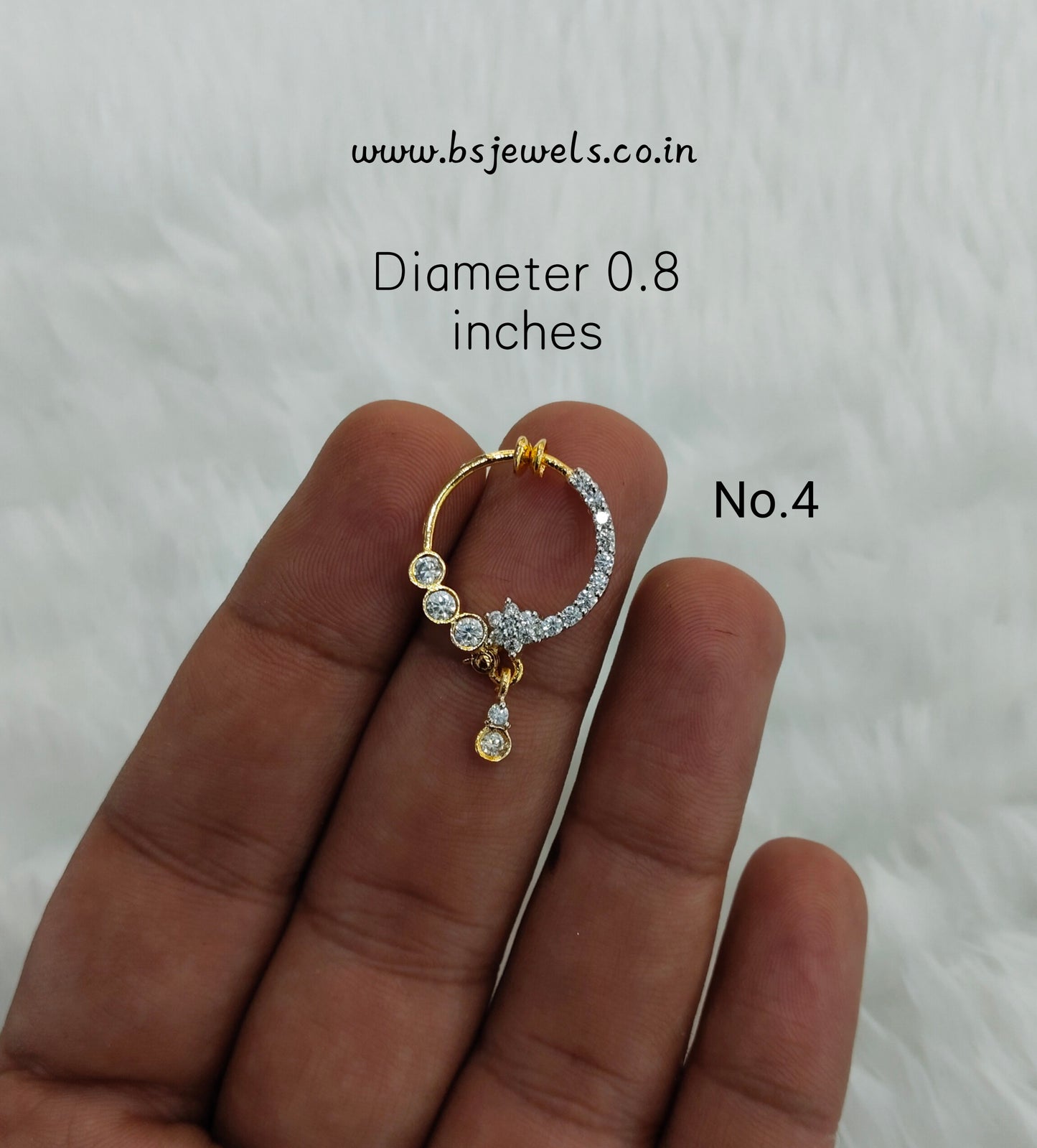 Clip On Nose Pins Rings