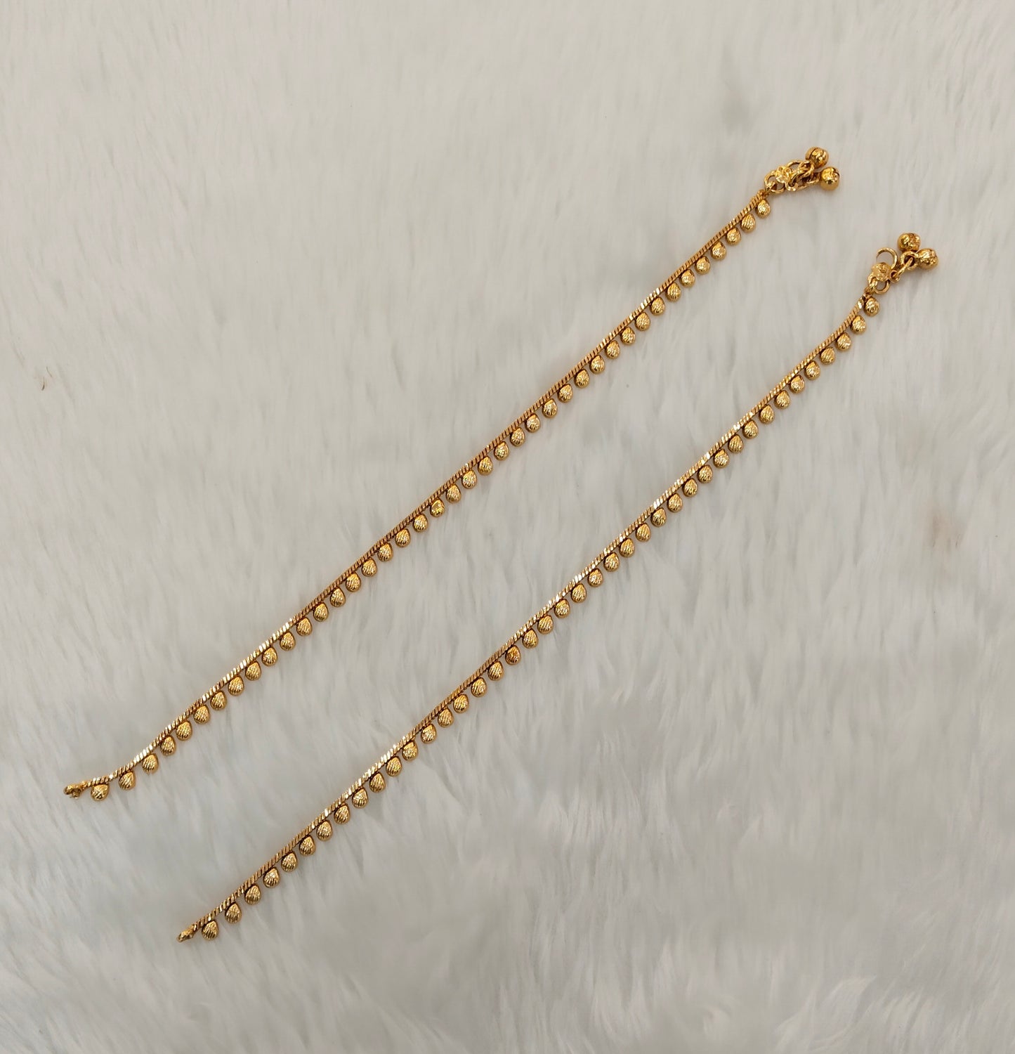 Gold Anklets Jhanjar Payal Jewellery Set