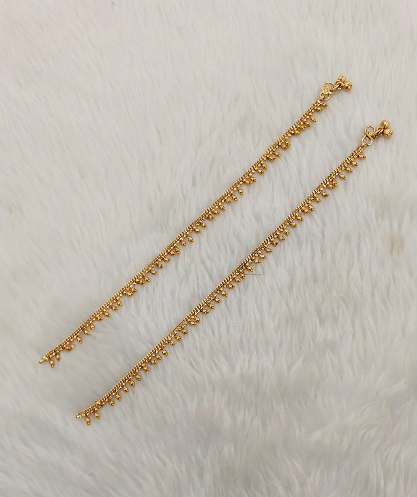 Gold Anklets Jhanjar Payal Jewellery Set