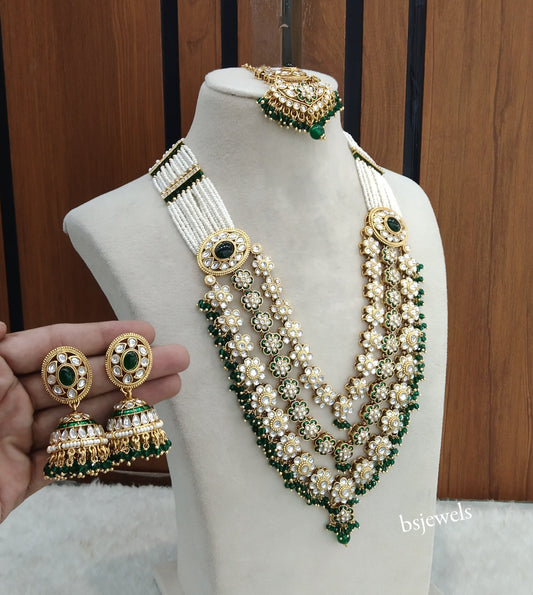 Green Kundan Necklace Sunita sets