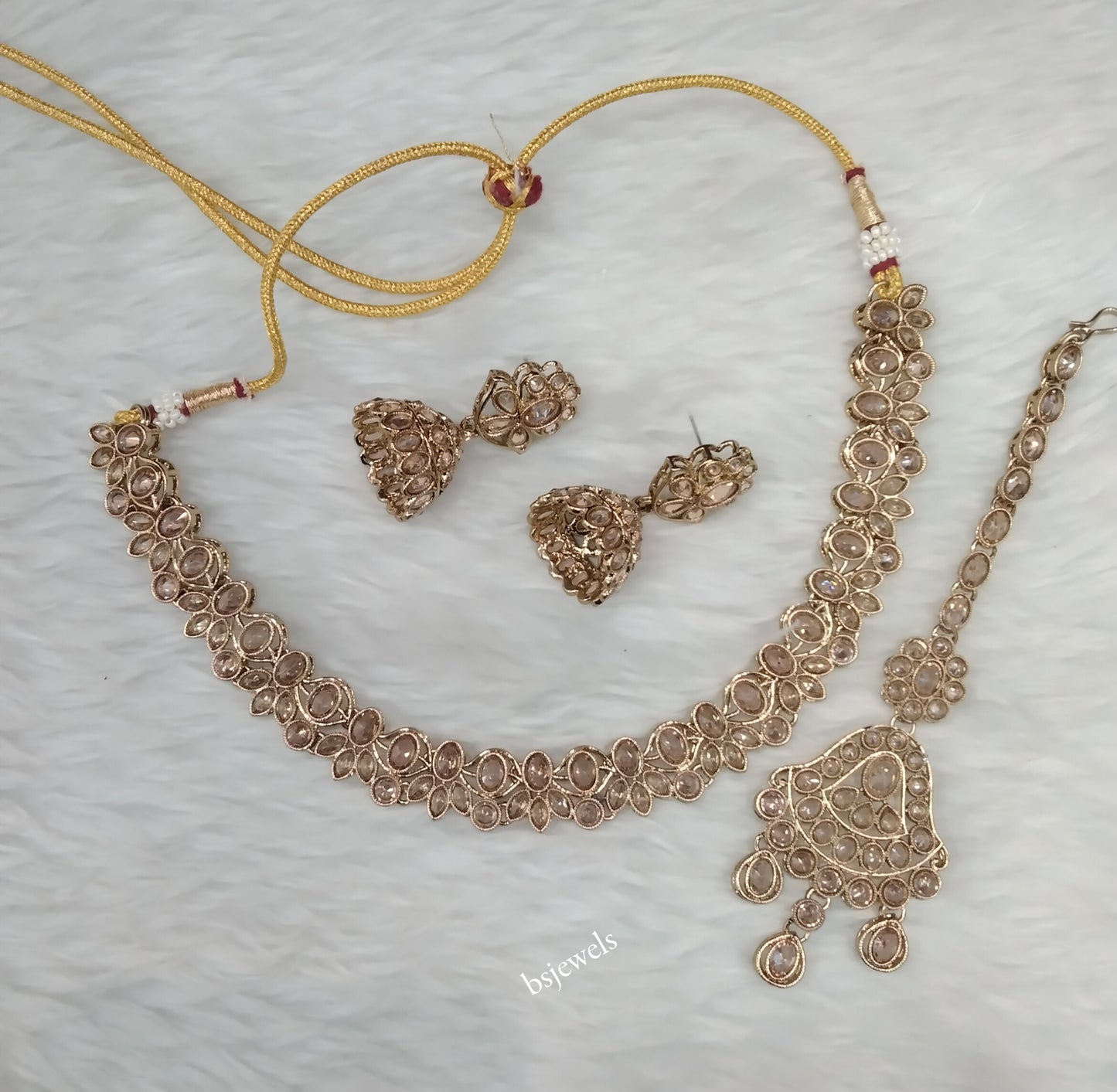 Antique Gold Necklace Jewellery Marry Bollywood sets