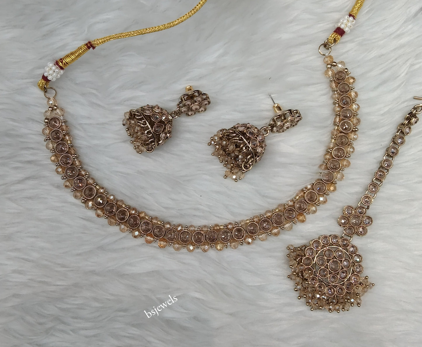 Antique Gold Necklace Jewellery Marry Bollywood sets