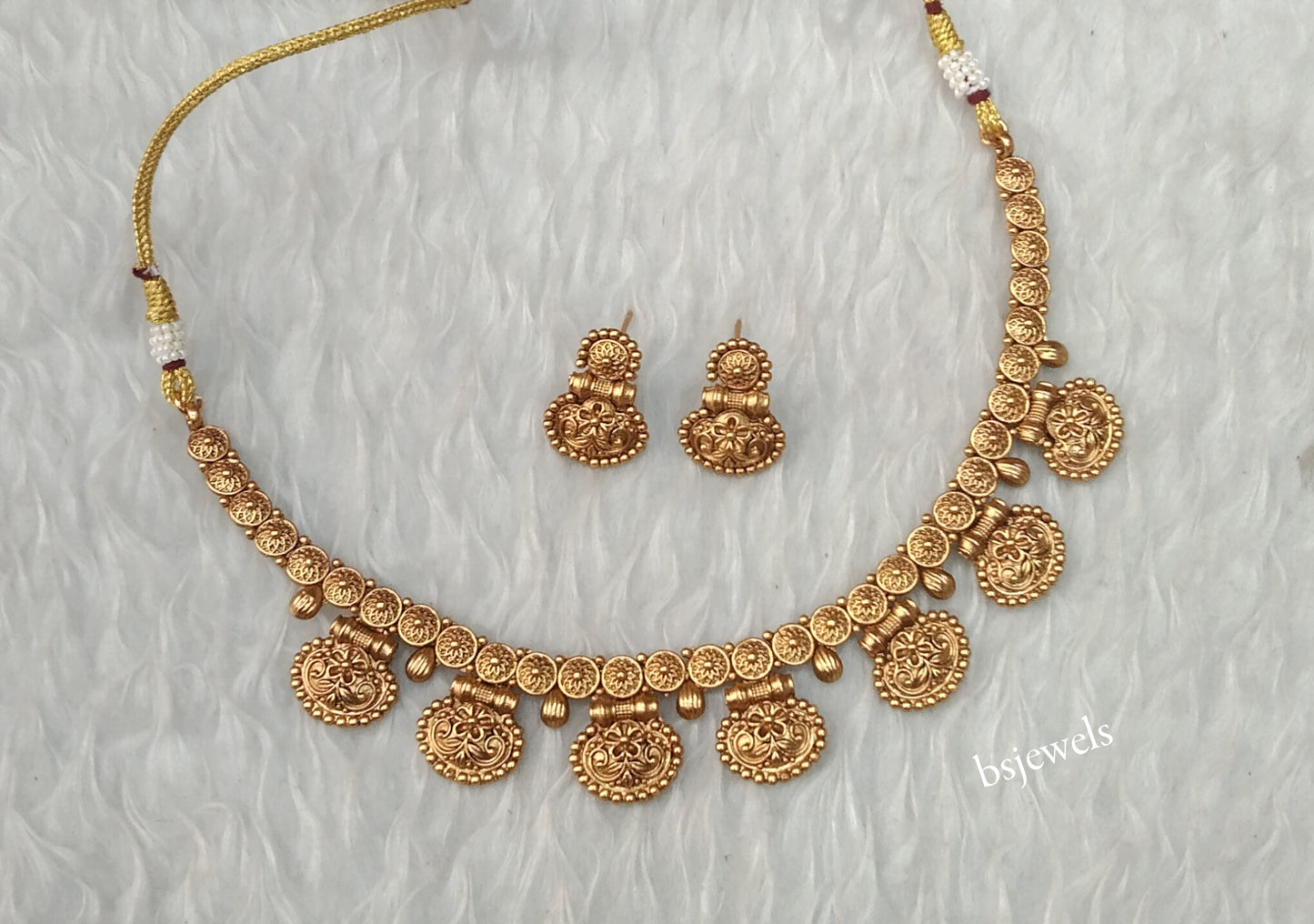 Gold Polki Necklace Jewellery Many Sets