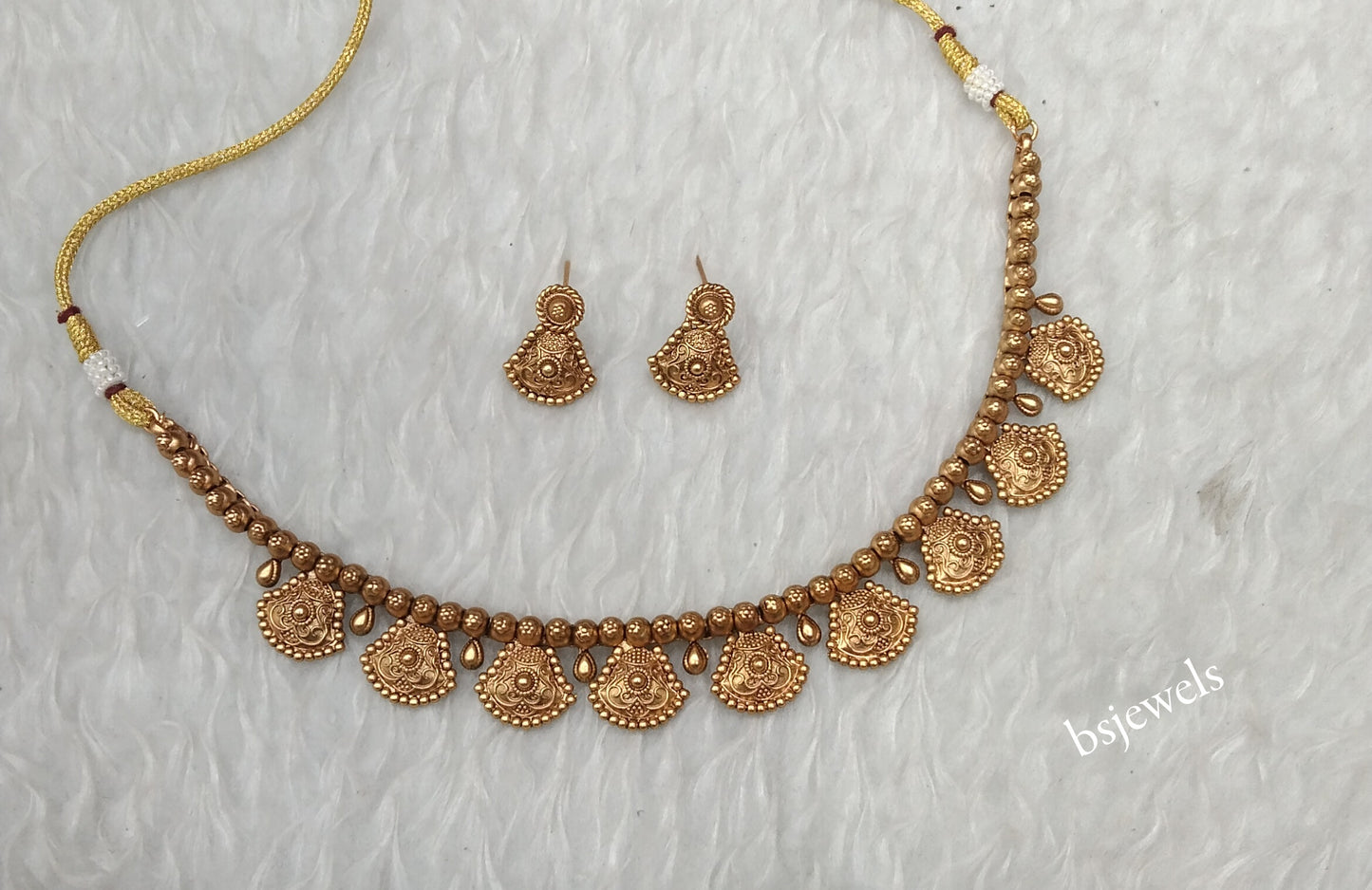 Gold Polki Necklace Jewellery Many Sets
